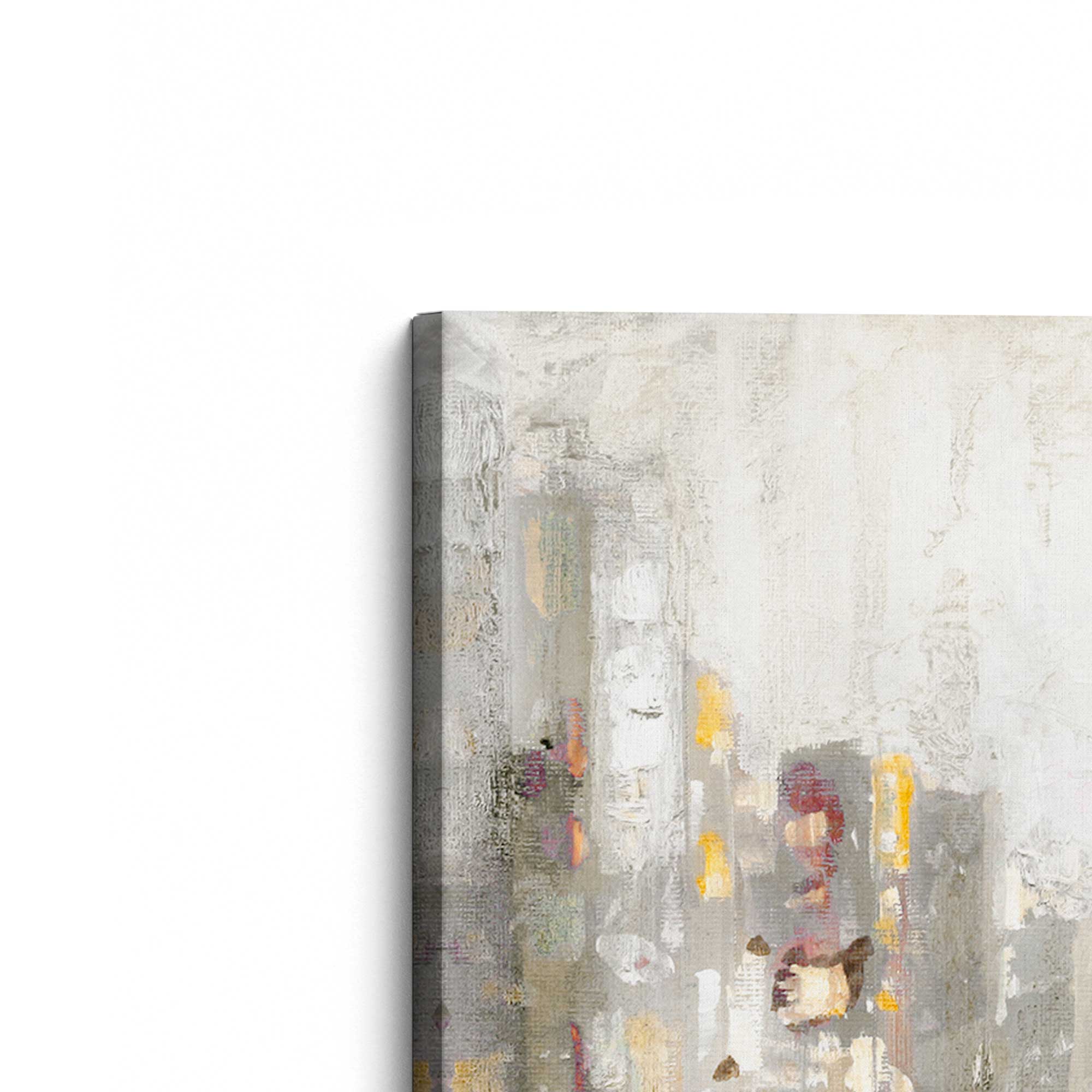 City Silhouettes Canvas Wall Art Print - Modern Urban Skyline Decor for Living Room, Bedroom & Office