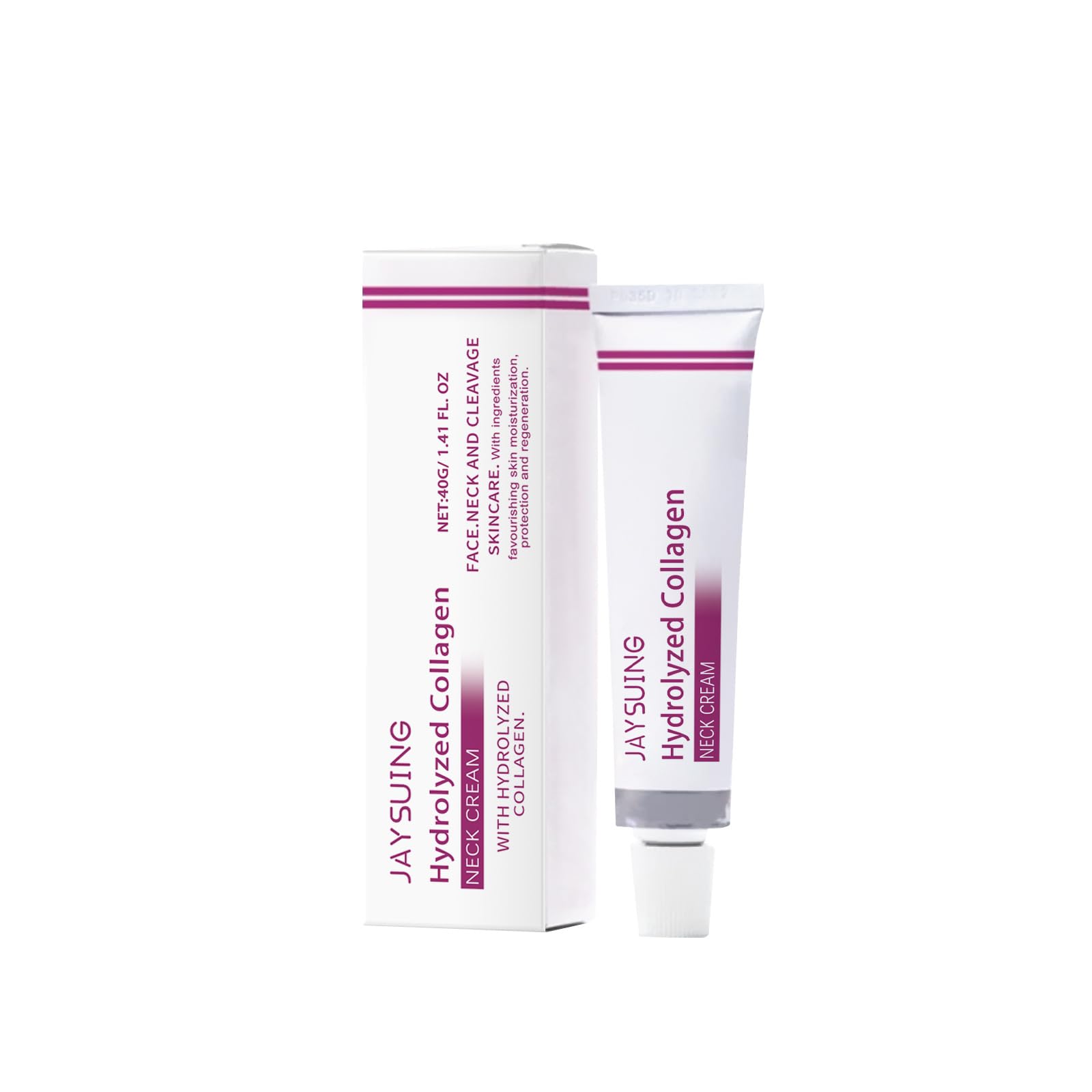 Hydrolyzed Collagen Neck Cream for Women - Anti-Aging Face & Neck Tightening Cream with Moisturizing & Firming Benefits | Spain Neckpon | Perfect for Night Routine & Wrinkle Reduction