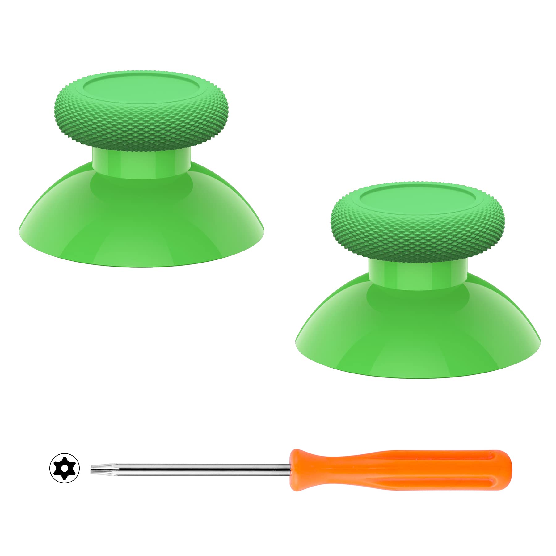 eXtremeRate Replacement Thumbsticks for Xbox Series X/S Controller - Green Joystick Repair Kit for Xbox Wireless & Xbox One S/X/Elite Controllers | Gaming Accessories for Enhanced Control & Precision