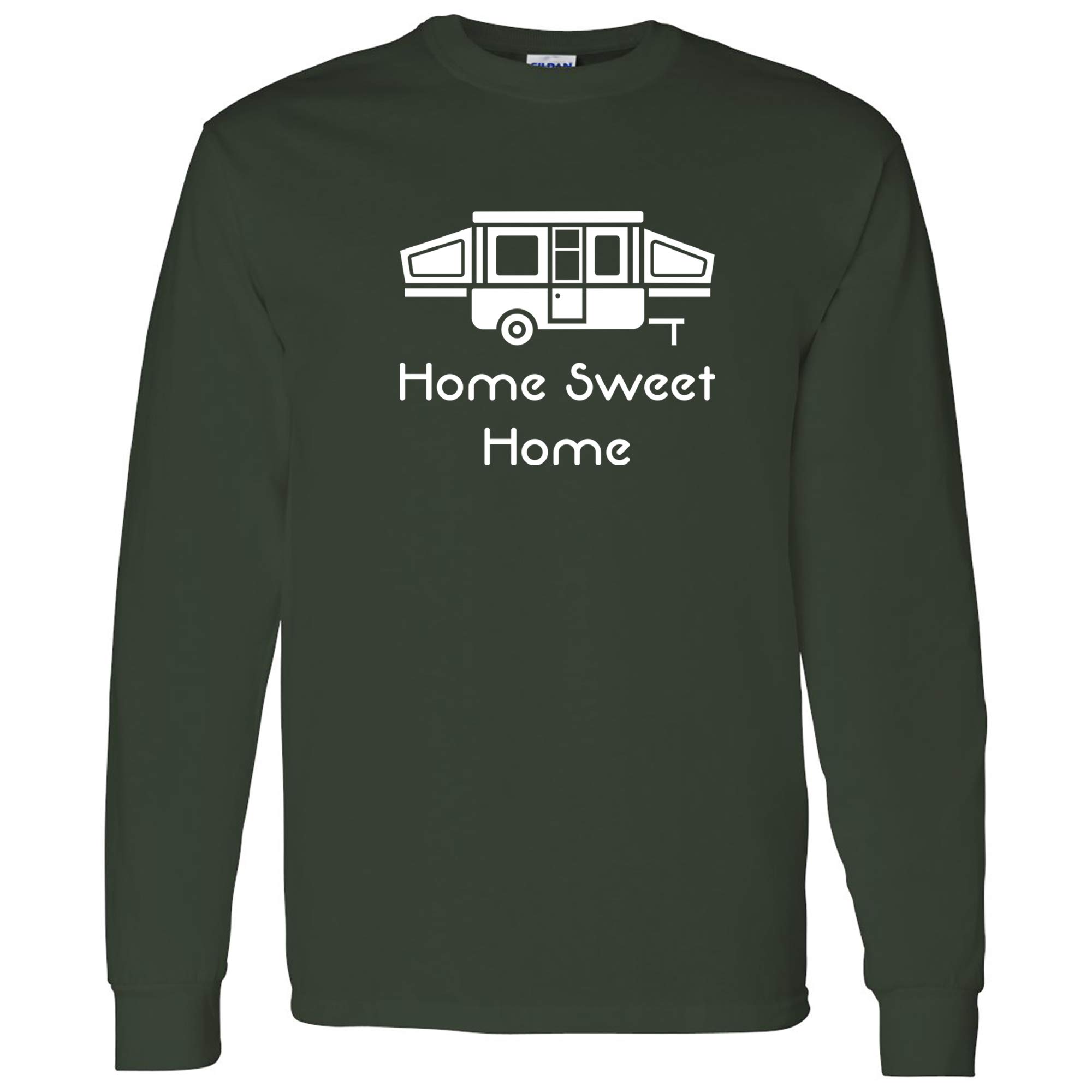 Home Sweet Home Camper - Comfortable Long Sleeve T-Shirt for Outdoor Camping & Travel | Perfect for Hiking, Backpacking & RV Adventures