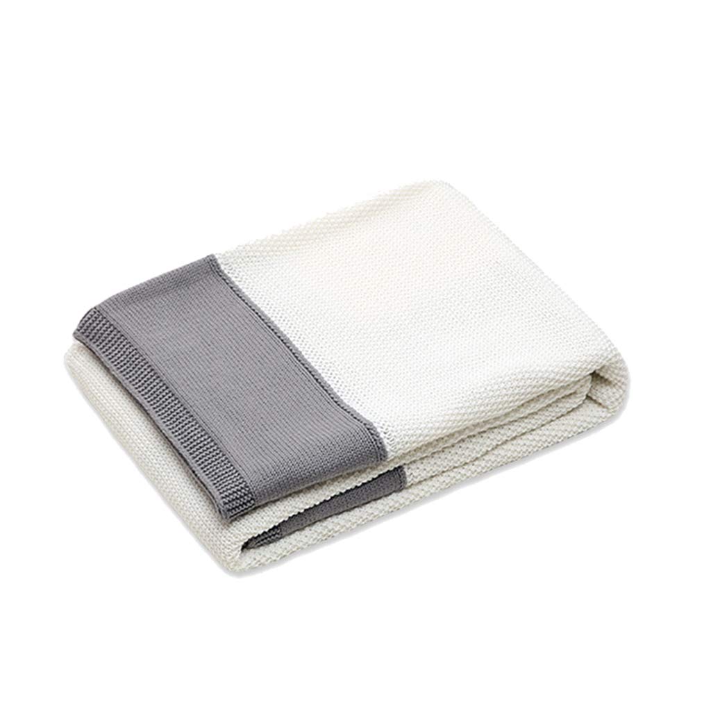Soft Sherpa Cotton Knit Throw Blanket - 50