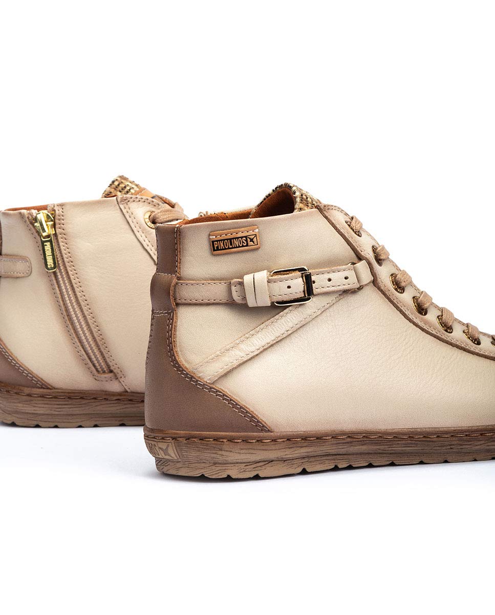 PIKOLINOS Women's Leather Lagos Sneakers - Comfortable & Stylish Casual Shoes for Walking, Travel & Everyday Wear