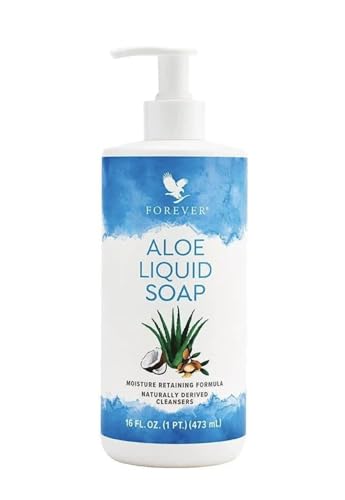Forever Living Aloe Hand & Face Soap - Natural Moisturizing Cleanser for Dry & Sensitive Skin - Perfect for Daily Face Wash & Hand Hygiene at Home or Travel