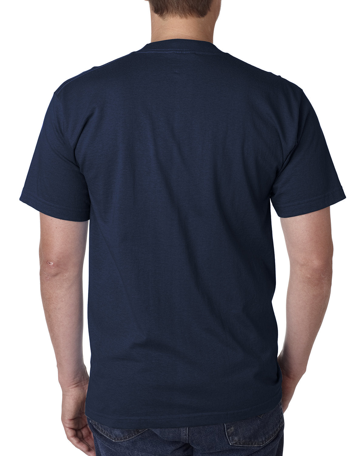Bayside BA5100 Men's 100% Cotton T-Shirt - Soft 6.1 oz Crew Neck Tee for Casual Wear, Gym & Everyday Comfort