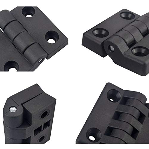 10Pcs Plastic Cabinet Hinges - Heavy Duty Butt Hinges for Wooden Boxes, Drawers & Jewelry Cases (Size B) | Perfect for DIY Furniture, Storage Box & Home Organization Projects