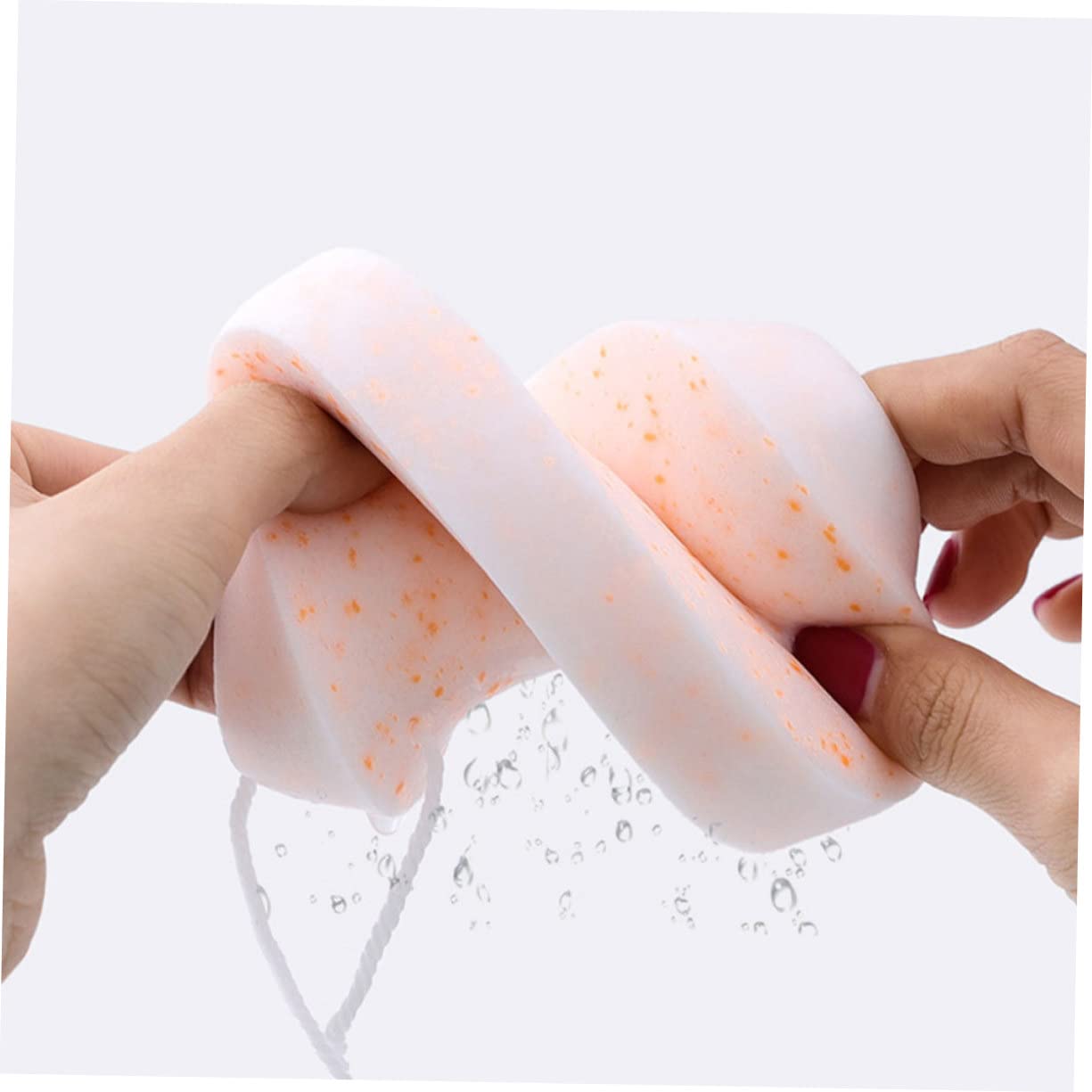 Beautifuful Thickened Facial Cleansing Sponges 4 Pack - Gentle Exfoliating Makeup Remover Sponges for Travel & Daily Skincare | Soft Face Wash Puff for Sensitive Skin & Makeup Application