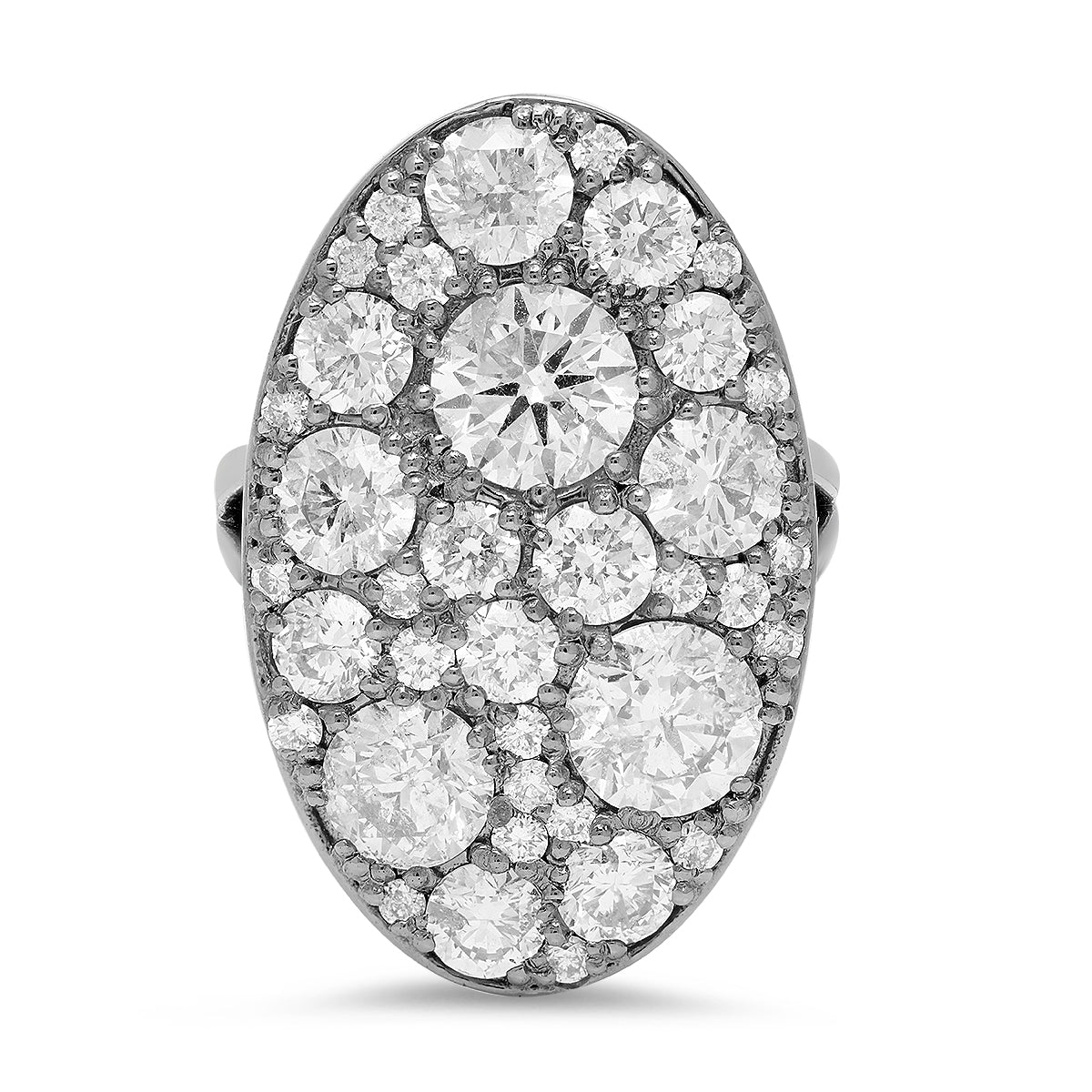 Guillaume Cluster Ring - Elegant Stackable Ring for Women | Perfect for Weddings, Parties & Everyday Wear