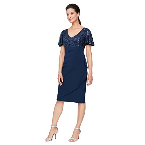 Navy Flutter Sleeve