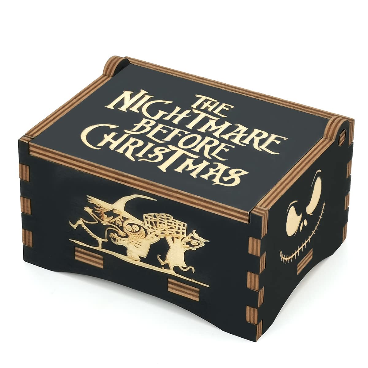 Sooharic Christmas Music Box - The Before Christmas Theme, Halloween & Holiday Musical Gift for Kids & Adults - Perfect for Party Decor, Room Decorations & Christmas Gifts (Winter Wonderland Scene)