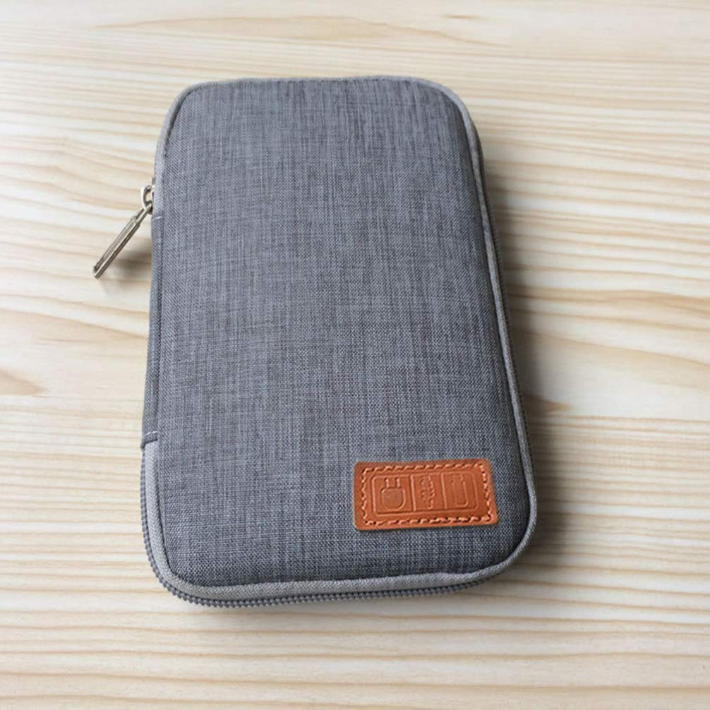 Hemobllo USB Cable Organizer Bag - Travel Electronics Accessories Pouch for Chargers, Earphones & Cables | Portable Digital Storage Case for Home, Office & Travel