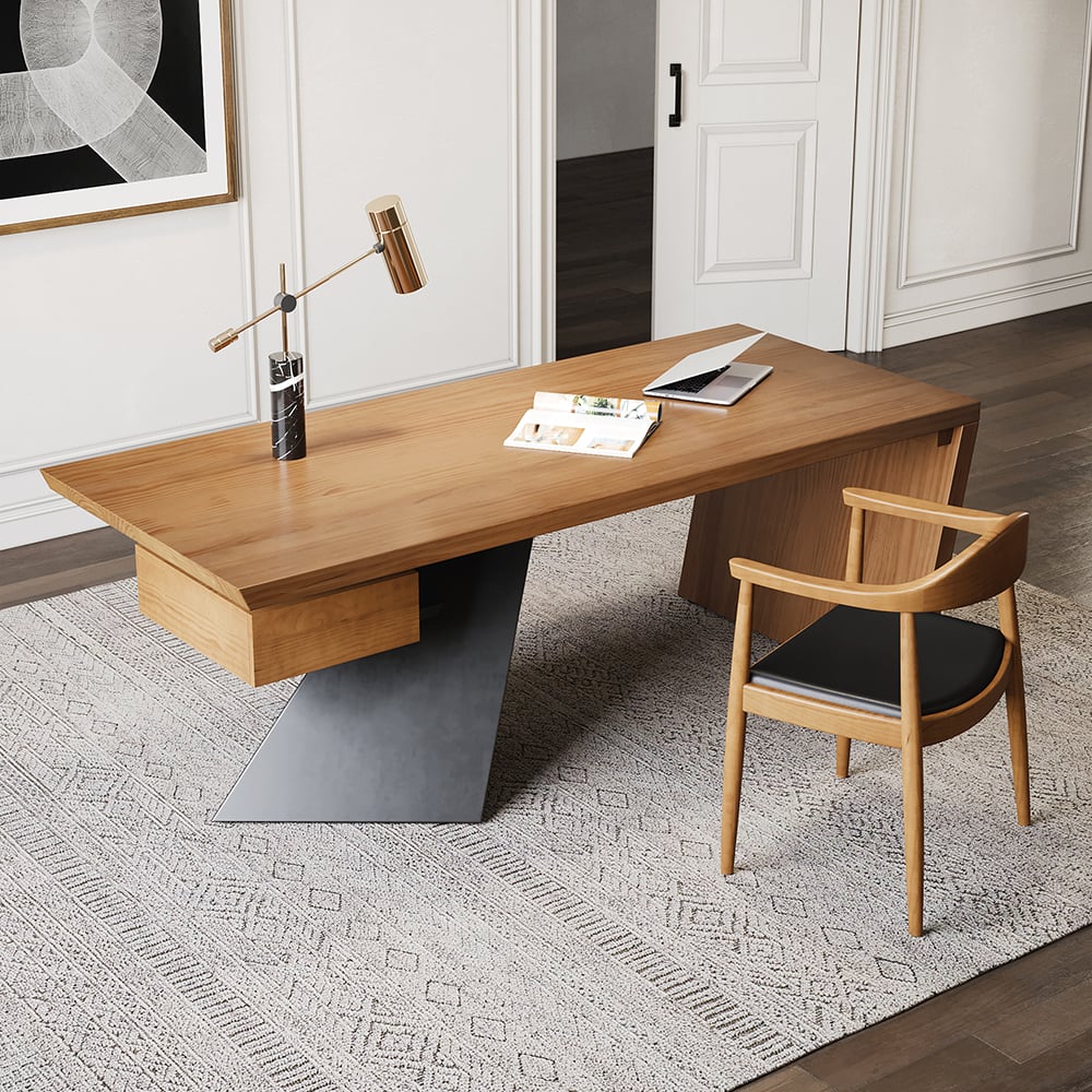 Modern Curved Back 4-Piece Dining Chair Set - Upholstered Leather & Walnut Wood Armchairs for Kitchen, Dining Room, and Restaurant Use