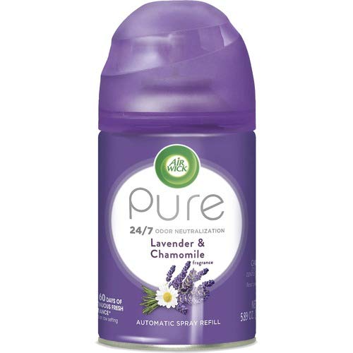 Air Wick Lavender & Chamomile Air Freshener Refill, 6.17oz (6-Pack) - Long-Lasting Scent for Home, Bathroom & Office