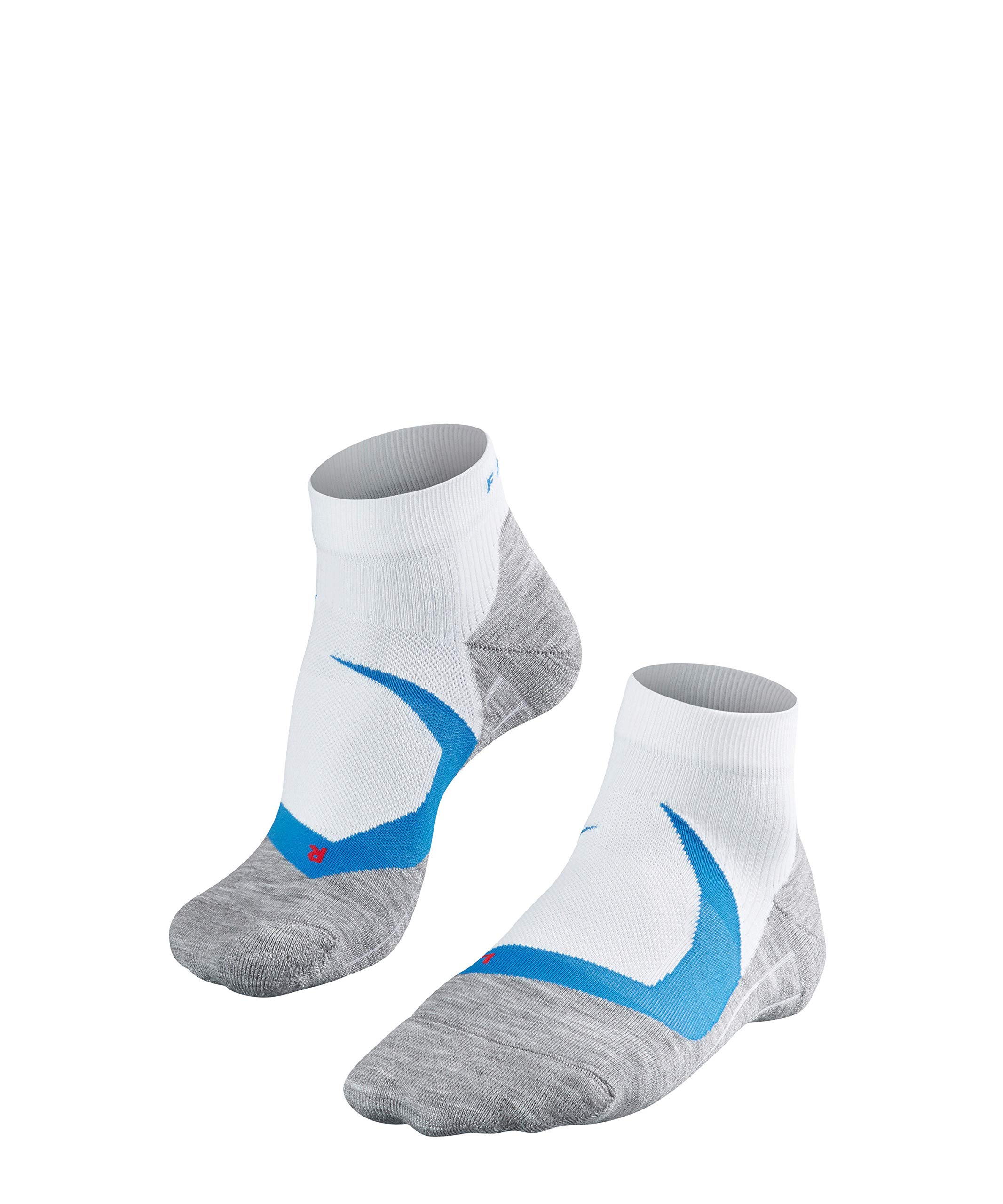 Falke Men's Running Socks 4-Pack - Breathable Coolmax Short Socks for Jogging & Gym Workouts - White Athletic Socks for Sports & Daily Wear