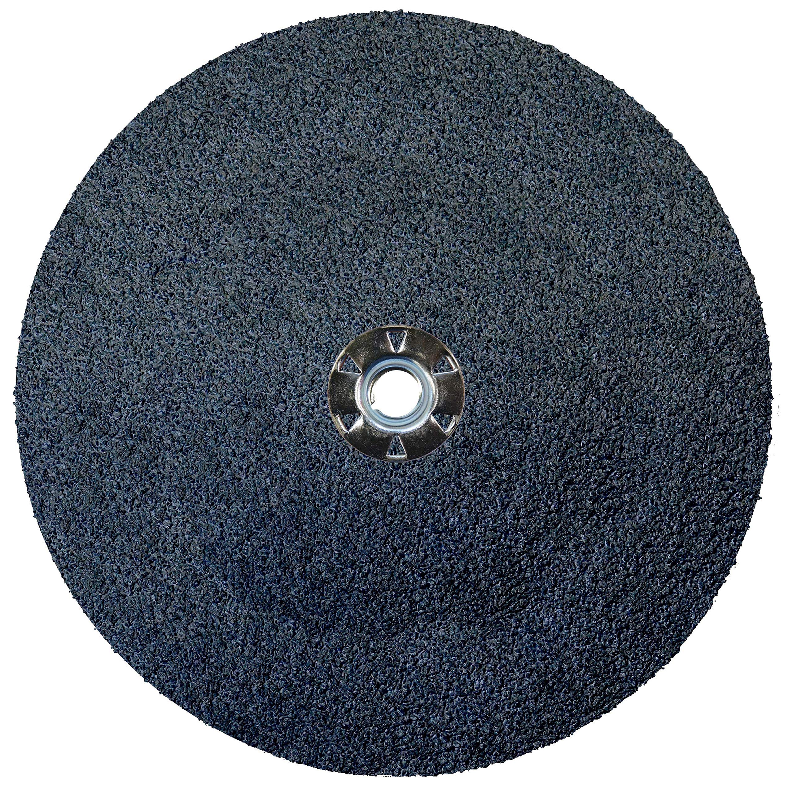 Weiler 62082 Wolverine Zirconia Alumina Resin Fiber Sanding & Grinding Disc - 9 Inch, 24 Grit, 5/8-11 Arbor, 25-Pack for Metal, Wood & Paint Removal - Heavy-Duty Abrasive Discs for Angle Grinders & Sanders