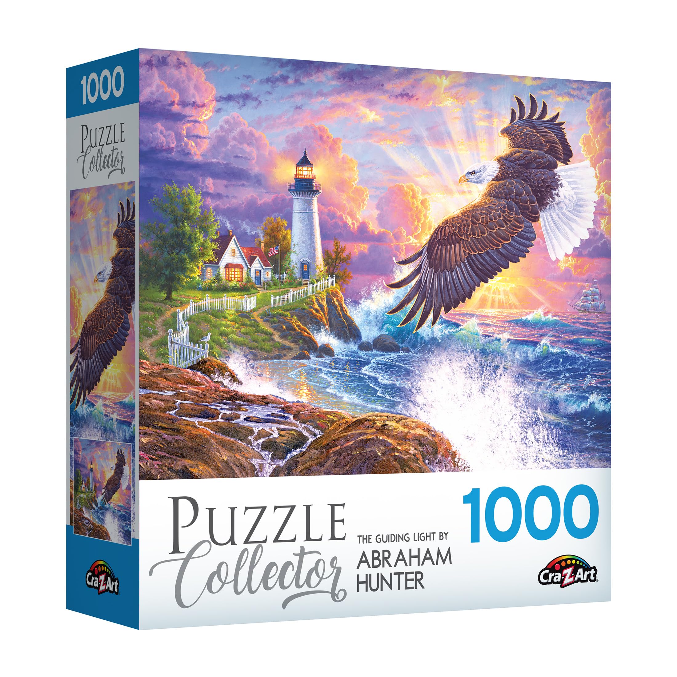 Roseart - 1000 Piece Jigsaw Puzzle for Adults - The Guiding Light - Challenging Collector's Puzzle for Family Game Night & Relaxation