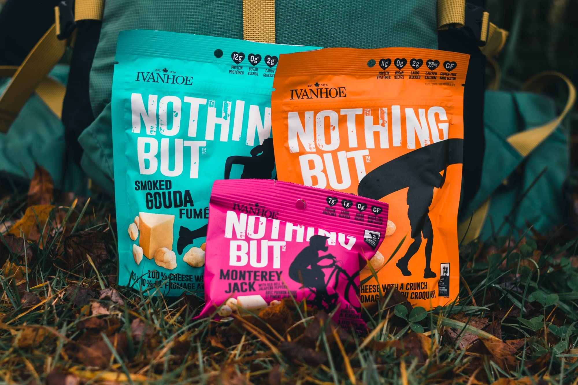 100% Canadian Puffed Cheese Snacks - Monterey Jack Flavor (12x18g Bags) | Gluten-Free, Keto-Friendly Cheese Crisps | Perfect for Parties, School Lunches & Low-Carb Snacking