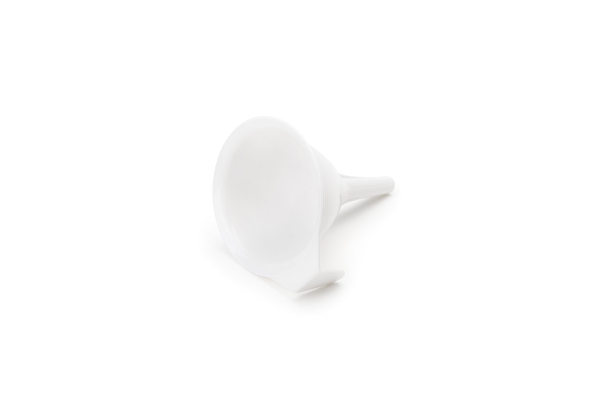 Fox Run 4-Inch Plastic Funnel - White - Ideal for Baking, Cooking, Oil Pouring & DIY Projects