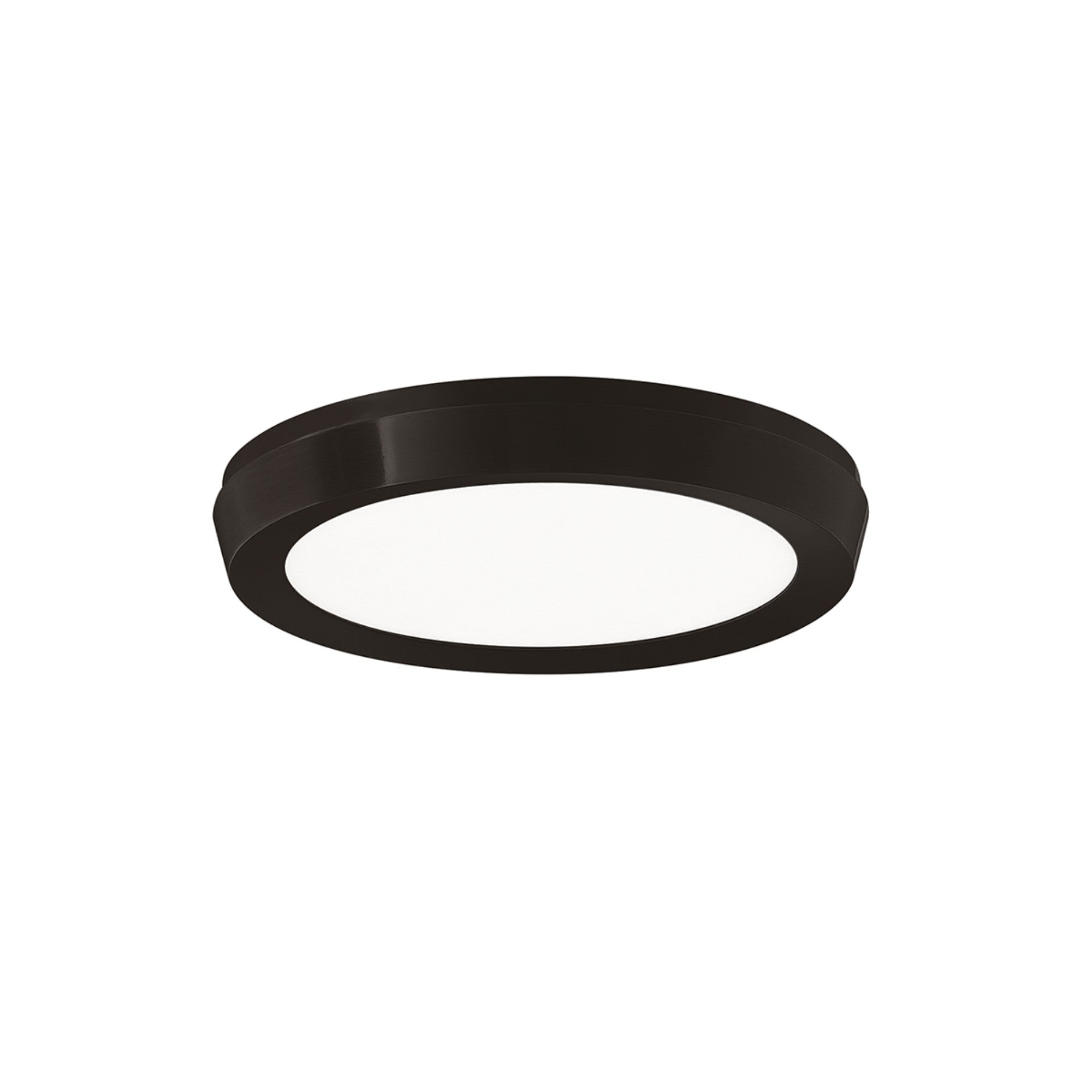 Argo 7 LED Flush Mount Ceiling Light - 3000K Warm White - Black Finish - Perfect for Bedroom, Kitchen & Hallway Lighting
