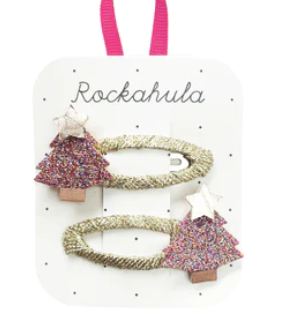 Sparkling Christmas Tree Clips - 24 Pack Glitter Ornament Hooks for Holiday Decorations, Xmas Tree Decor, Gift Wrapping & Home Party Decorations