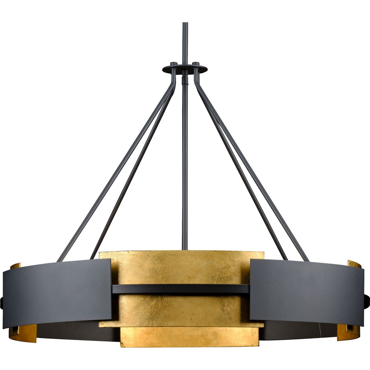 Lowery Collection Six-Light Hanging Pendant Light - Modern Chandelier for Dining Room, Kitchen Island & Foyer Lighting