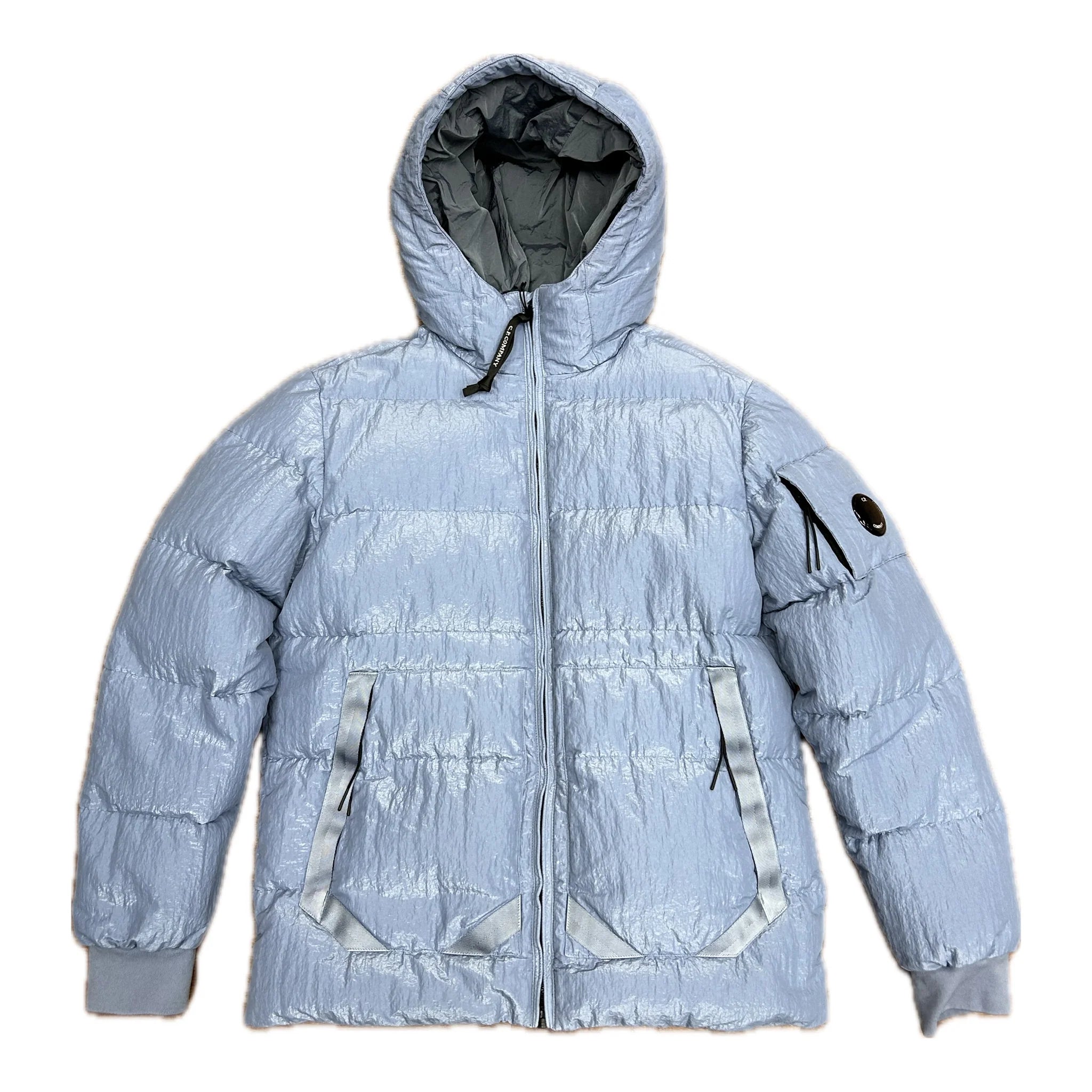 CP Company Kids Garment Dyed Lens Jacket - Lightweight Water-Resistant Windbreaker for Boys & Girls - Perfect for School, Outdoor Play & Travel Adventures