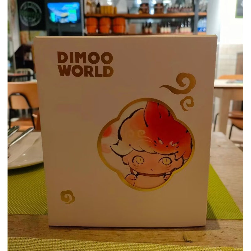 DIMOO Fire Fox Limited Edition Collectible Figure - Cute Animal Statue for Home Decor, Office Display & Gift Giving