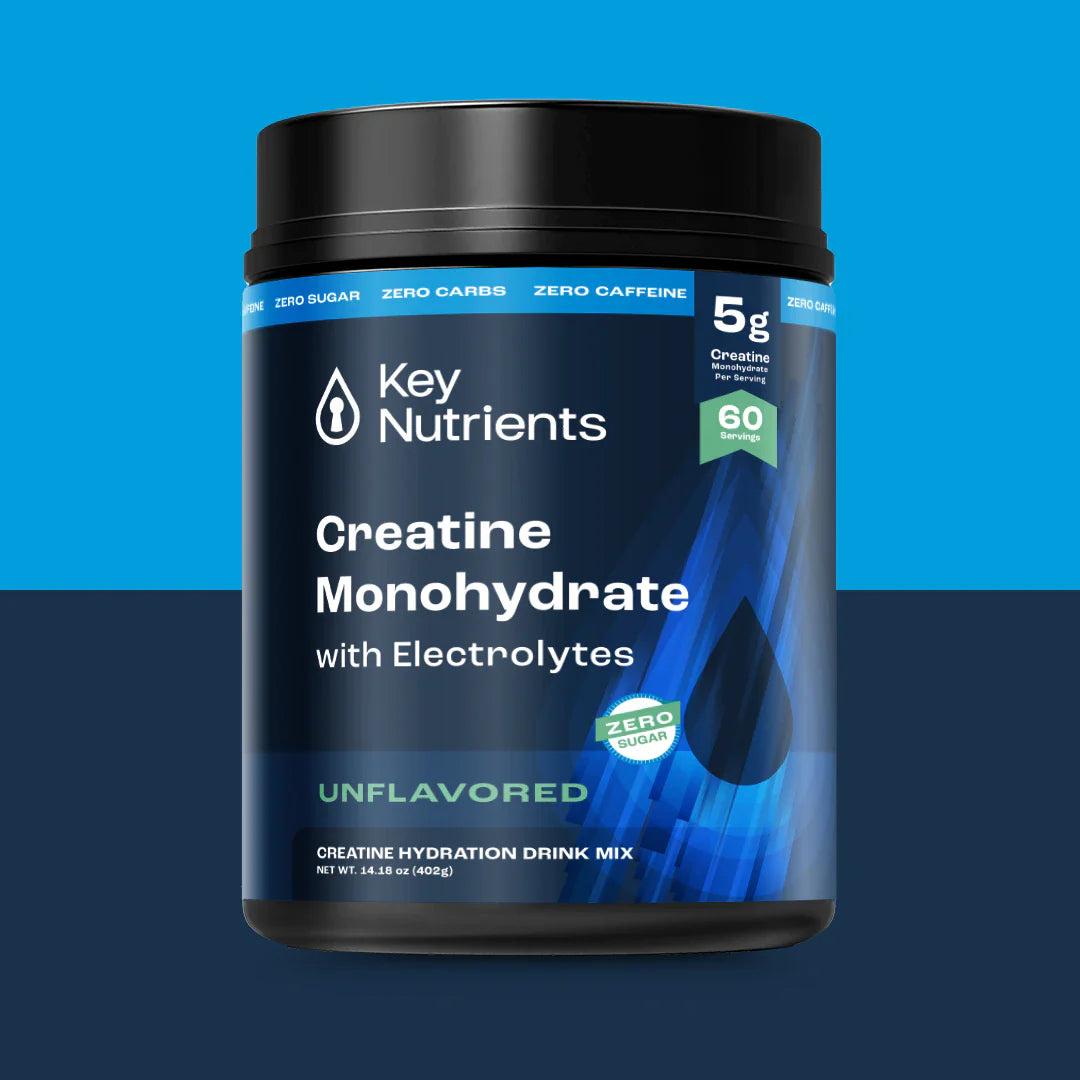 Best Unflavored Creatine Powder with Electrolytes for Muscle Recovery & Hydration - Pre/Post Workout Supplement for Athletes & Fitness Enthusiasts