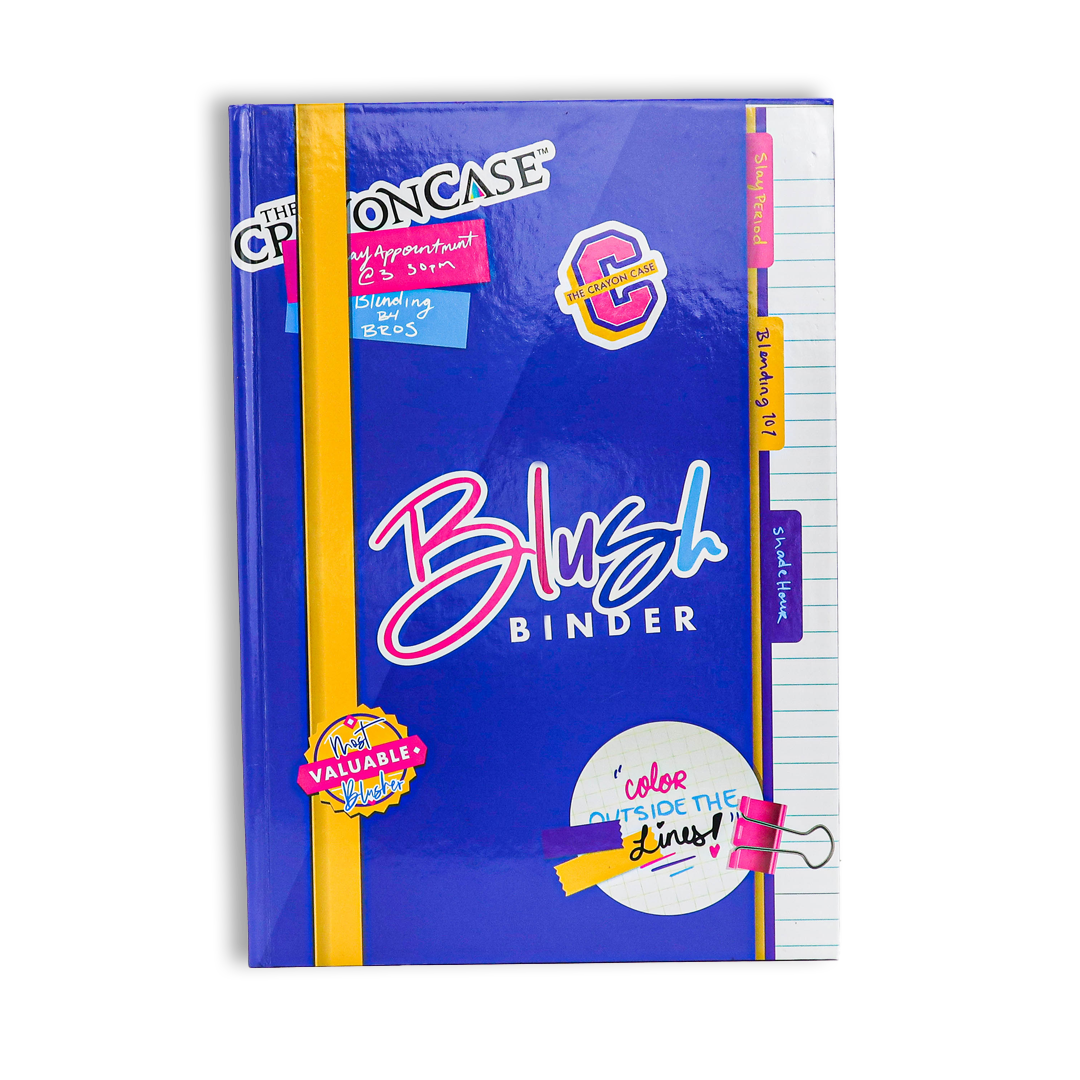 Blush Binder - Premium Makeup Organizer for Travel & Daily Use | Perfect for Cosmetics, Brushes & Beauty Essentials