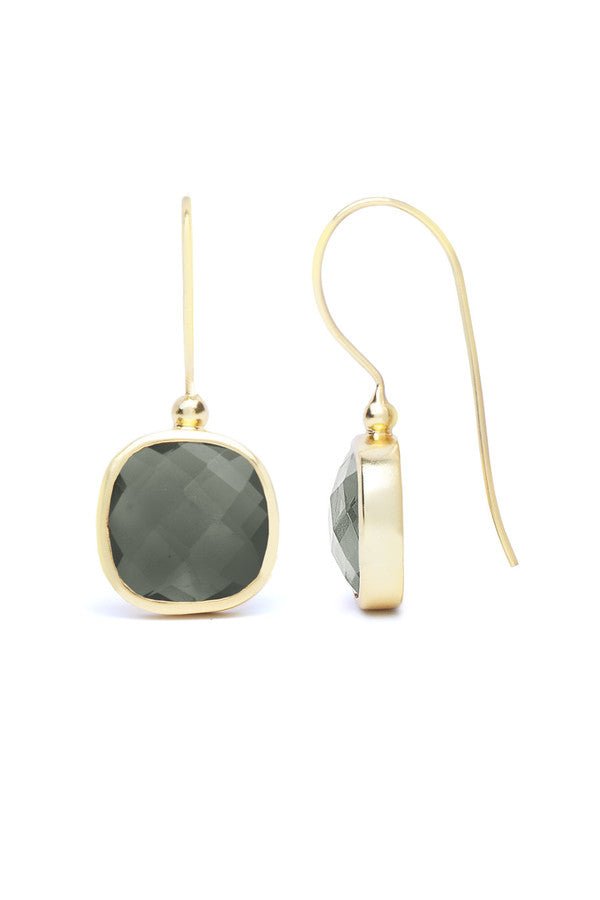 Exquisite Cushion Cut Gemstone Earrings for Women - Elegant Birthstone Jewelry Gift for Anniversary, Wedding & Special Occasions