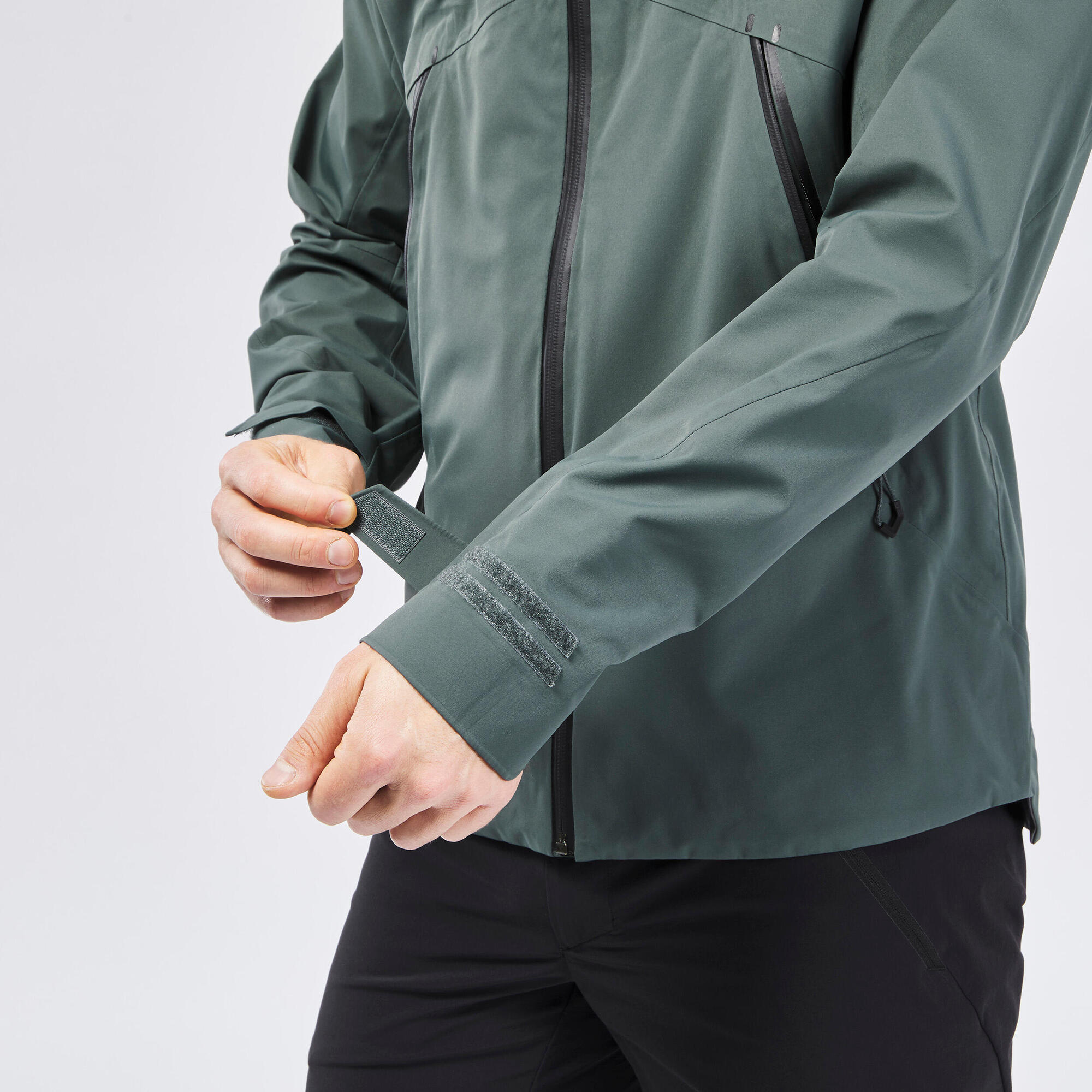 Quechua Men's MH500 Lightweight Waterproof Hiking Jacket - Outdoor Trekking, Camping & Mountain Climbing Gear