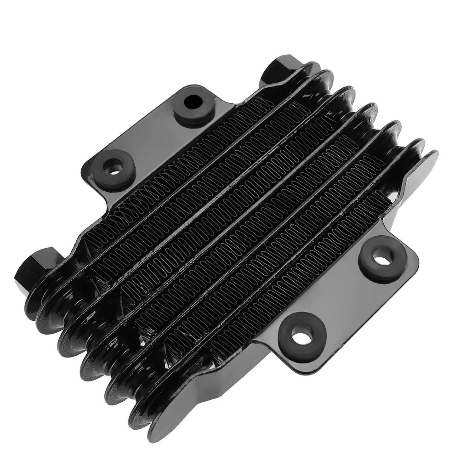 85ml Aluminum Oil Cooler Radiator for 100CC-250CC Motorcycle Dirt Bike ATV - Black | Enhanced Engine Cooling for Off-Road & High-Performance Rides