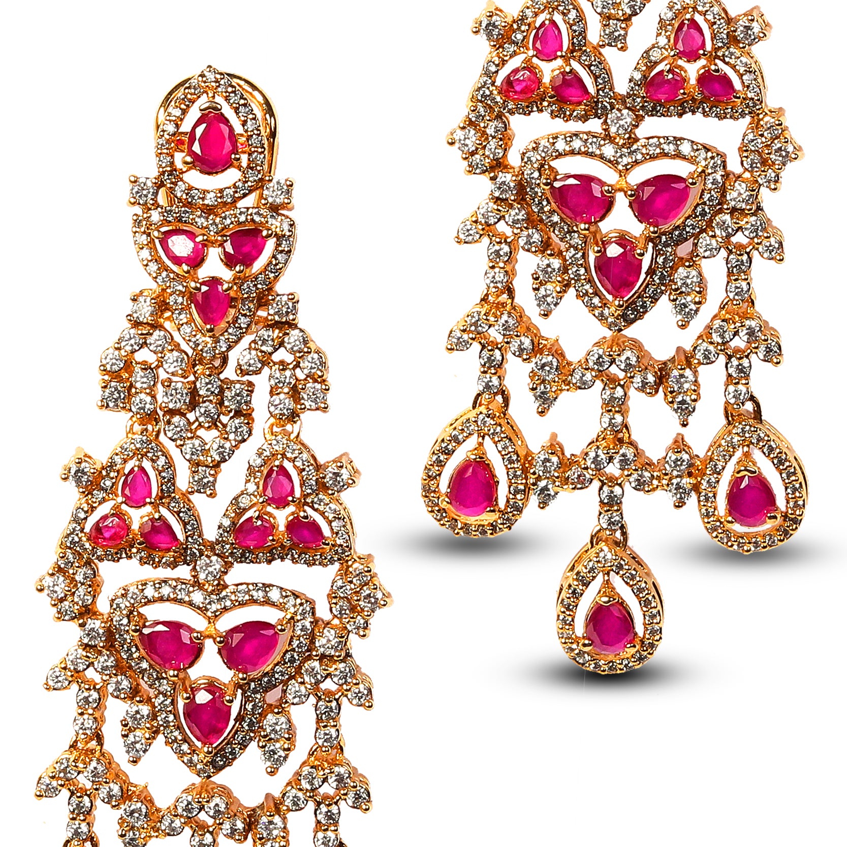 Elegant Gold Plated Earrings for Women - E1430 Dainty Hoop Earrings for Everyday Wear | Perfect for Parties, Weddings & Office