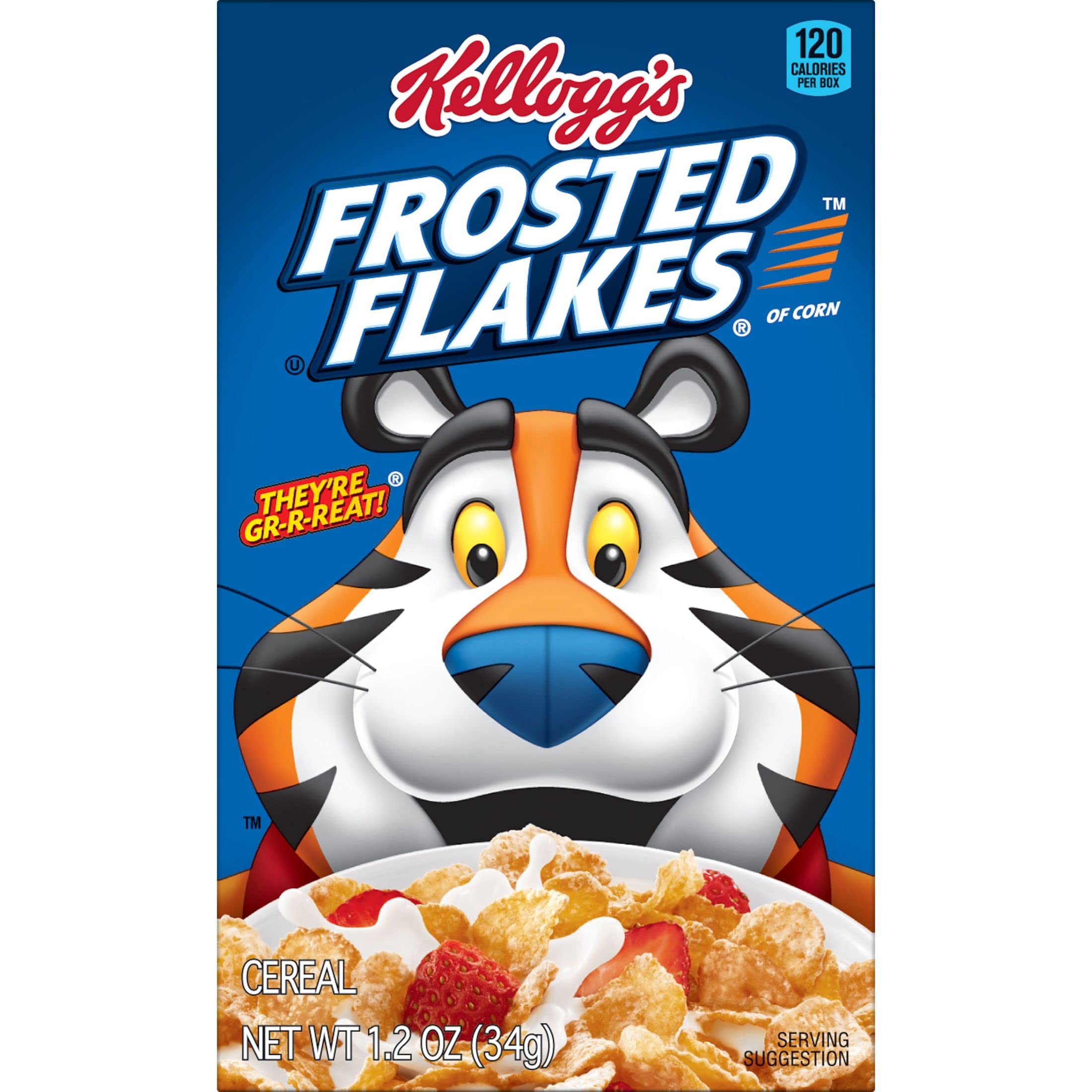 Kellogg's Frosted Flakes Breakfast Cereal - 70 Boxes | Original Flavor with 8 Vitamins & Minerals | Kids Snacks for School Lunch & Healthy Breakfast | Great for Family Pantry Stock & Quick Morning Meals