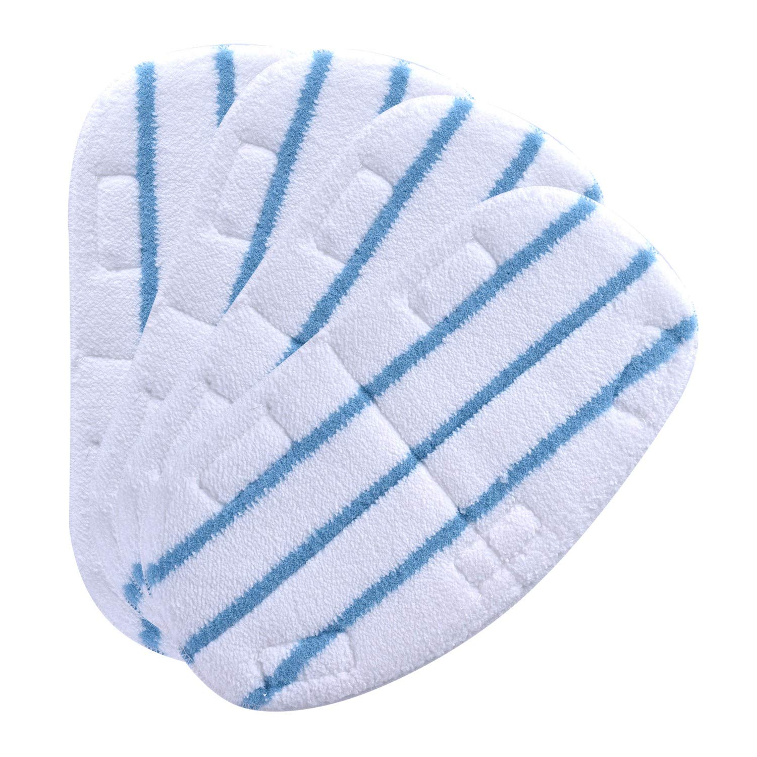 4 Pack Microfiber Replacement Steam Mop Pads for PurSteam ThermaPro 10-in-1 - Super Absorbent Washable Pads for Deep Cleaning Floors, Tiles & Hardwood Surfaces - Perfect for Kitchen, Bathroom & Pet Hair Removal