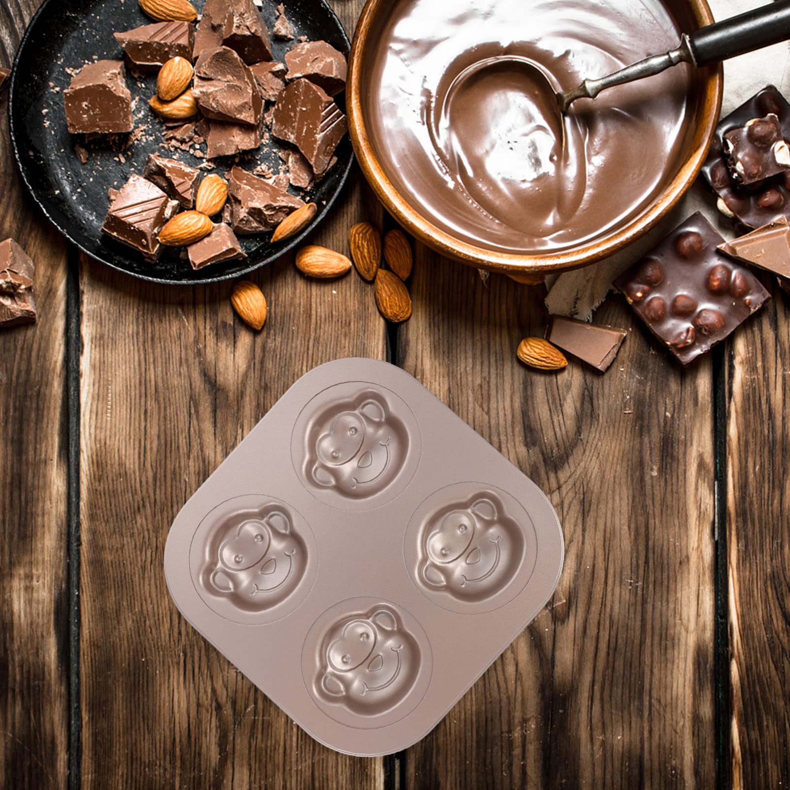 Monkey Cake Mold - 3D Animal Baking Pan for Donuts, Muffins & Chocolate - Carbon Steel Cartoon Cake Tin - Perfect for Birthday Parties, Baby Showers & DIY Desserts