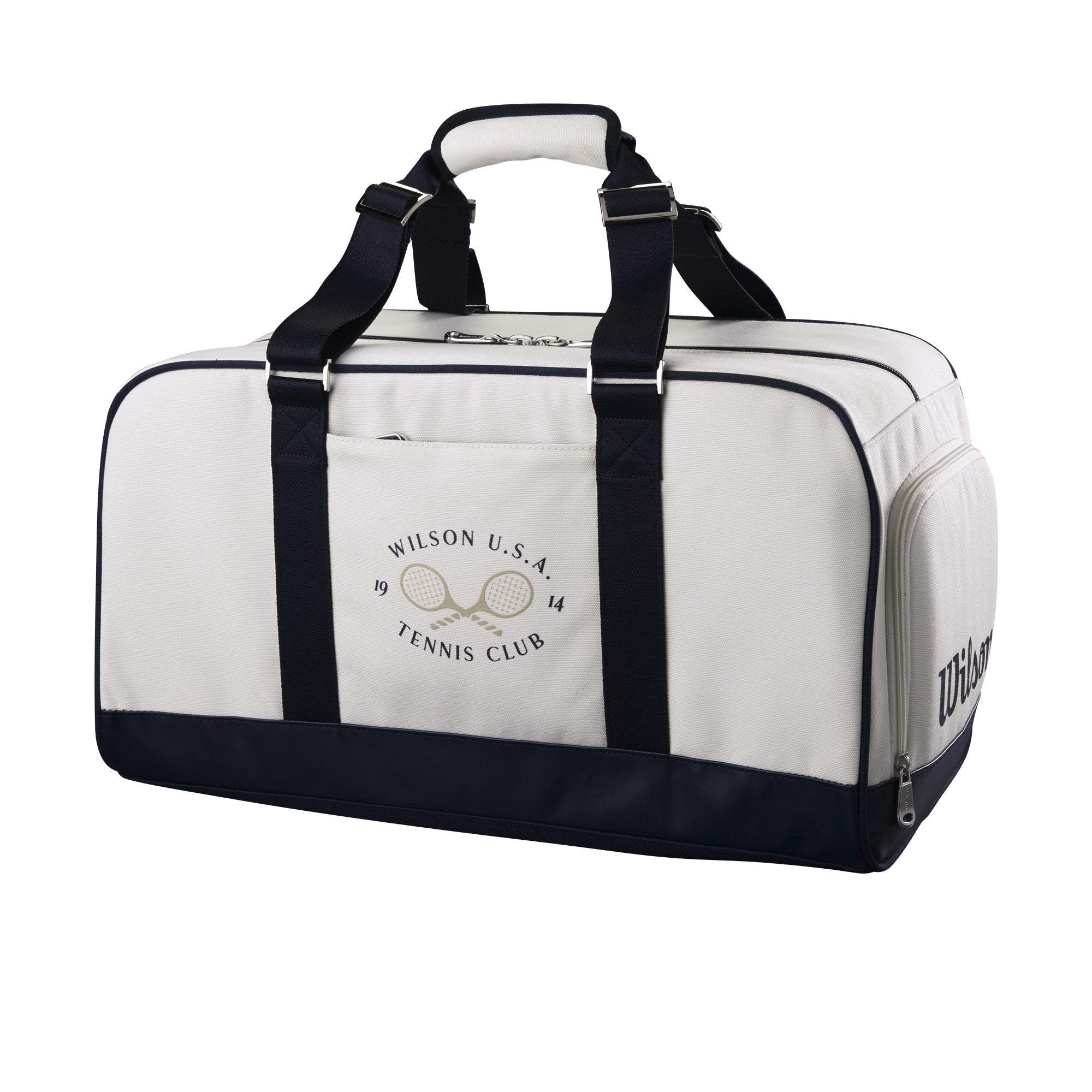 Wilson 1914 Heritage Small Duffel Bag - Vintage Style Gym Bag for Men & Women - Perfect for Workouts, Travel, and Sports Equipment Storage