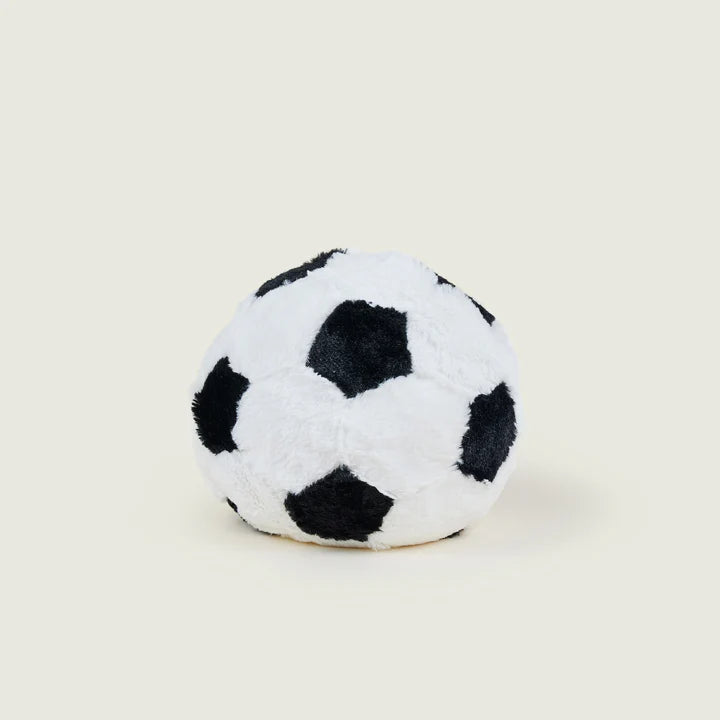 Warmies Football - Soft Plush Stuffed Animal with Microwavable Heat for Kids & Adults | Perfect for Stress Relief, Warmth & Comfort at Home, Office or Travel