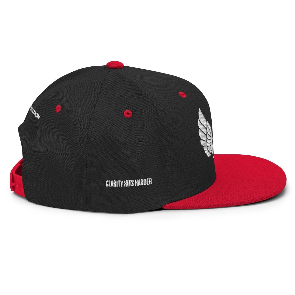 Wings Of Recovery Snapback Hat - Sobriety in Full Flight - Stylish Addiction Recovery Cap for AA Meetings & Sober Living Support