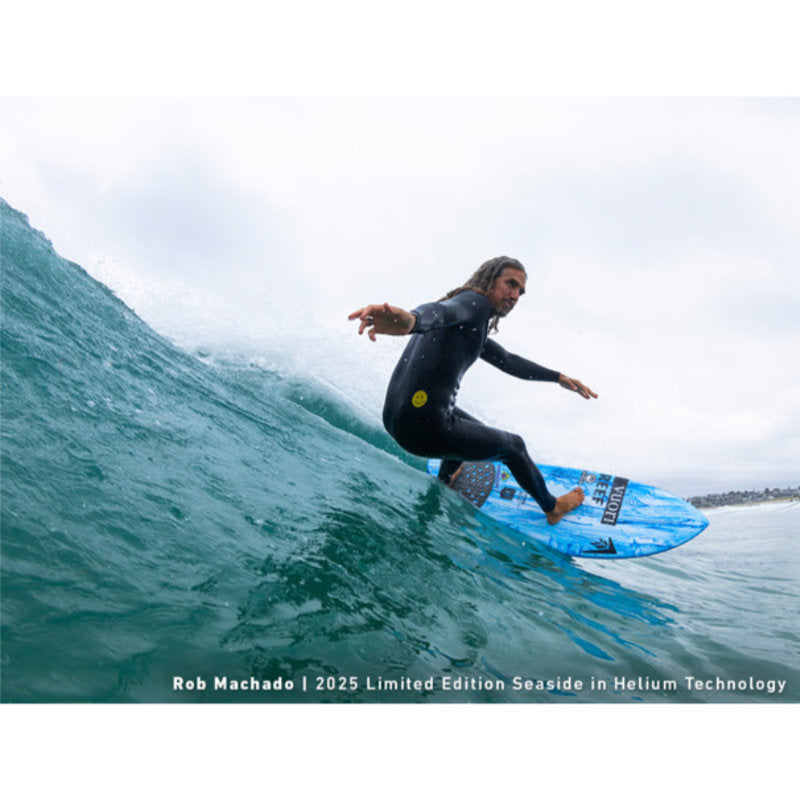 Machado Seaside 5'11 Surfboard - Helium Blue Futures Fins - High Performance Shortboard for Waves & Beach Surfing
