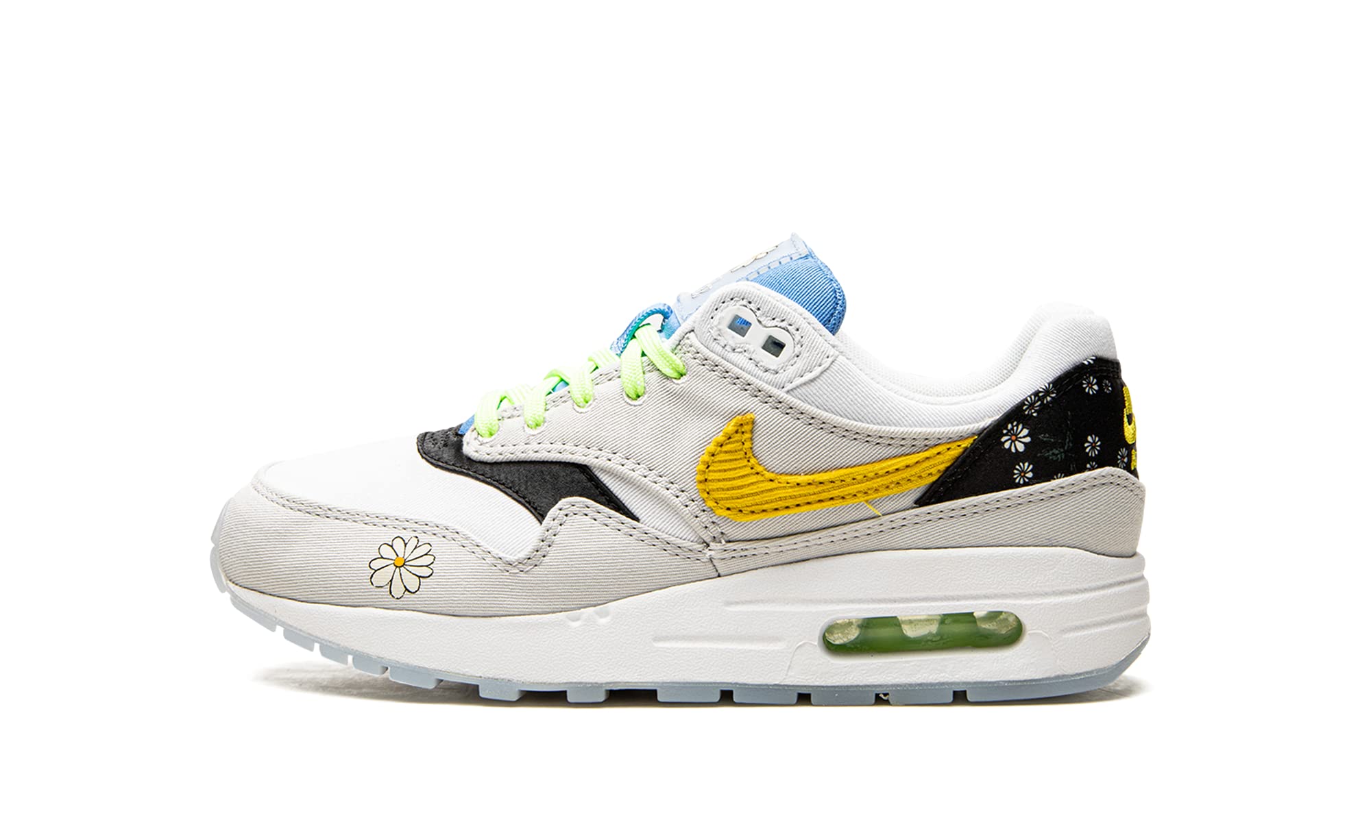 Nike Air Max 1 GS Daisy Pack Youth Running Shoes - CW5861-100 - Lightweight Comfort for Kids - Perfect for School, Sports & Everyday Wear