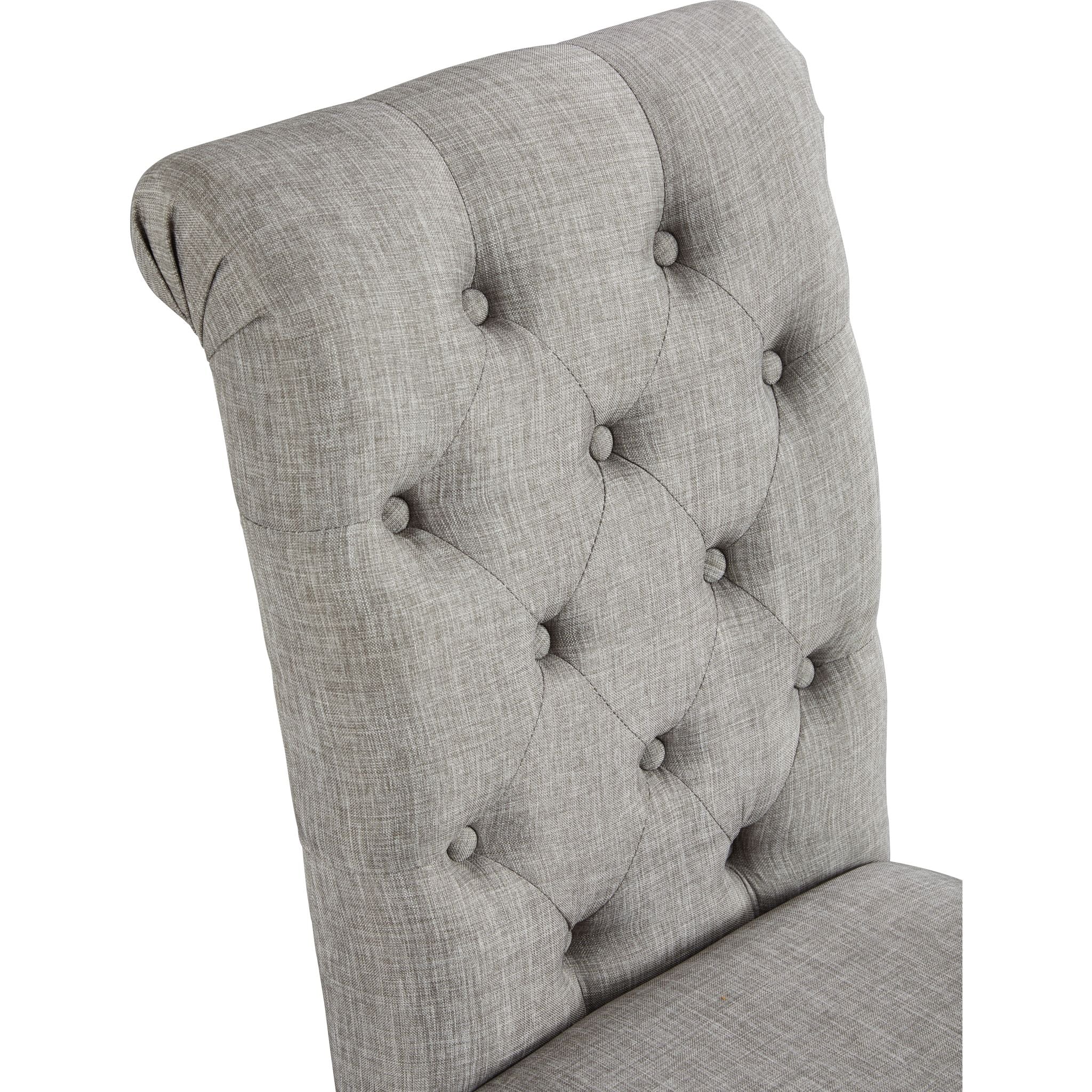 Broshound Side Chair - Dark Brown Wooden Dining Chair (D691-01) - Perfect for Kitchen, Dining Room, and Office Use