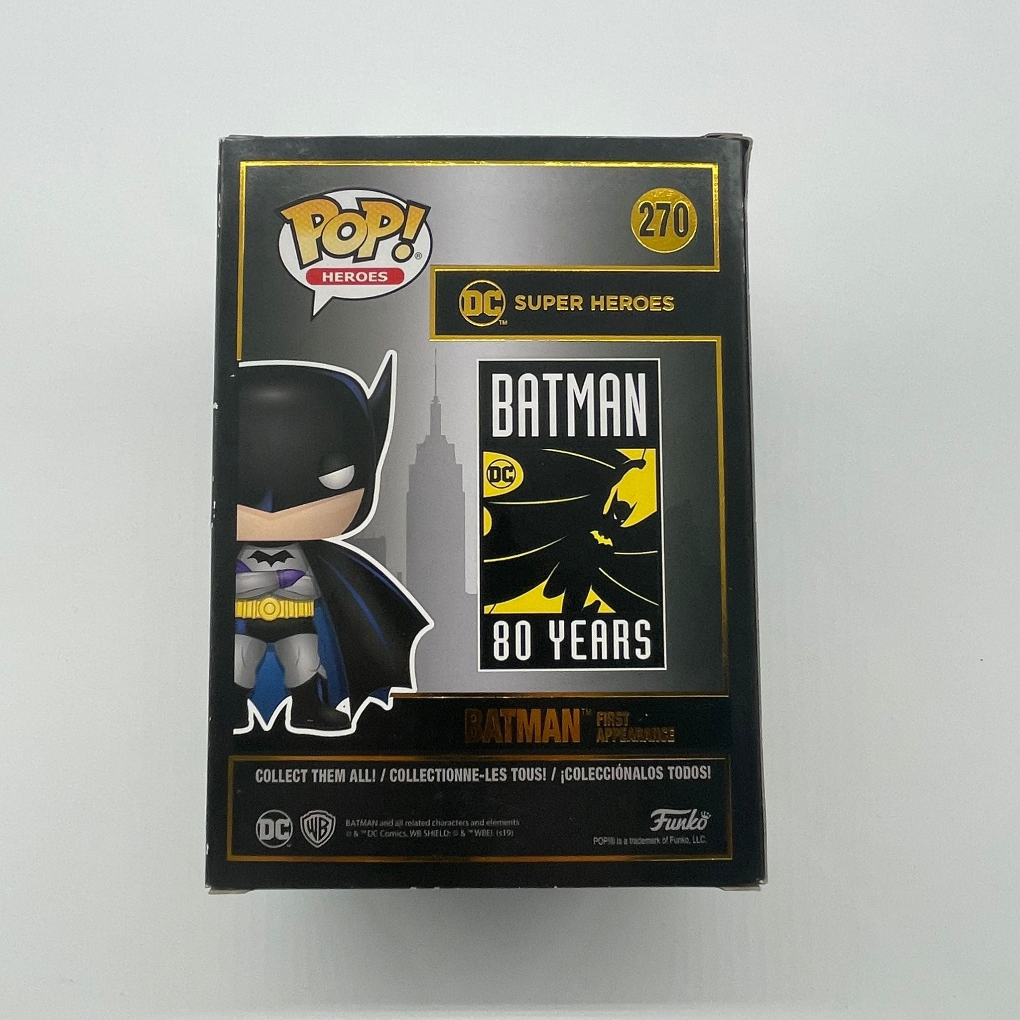 Batman First Appearance #270 Funko Pop Vinyl Figure - Collectible DC Comics Superhero Toy for Display & Gifts - Perfect for Comic Fans, Pop Culture Enthusiasts & Home Decor