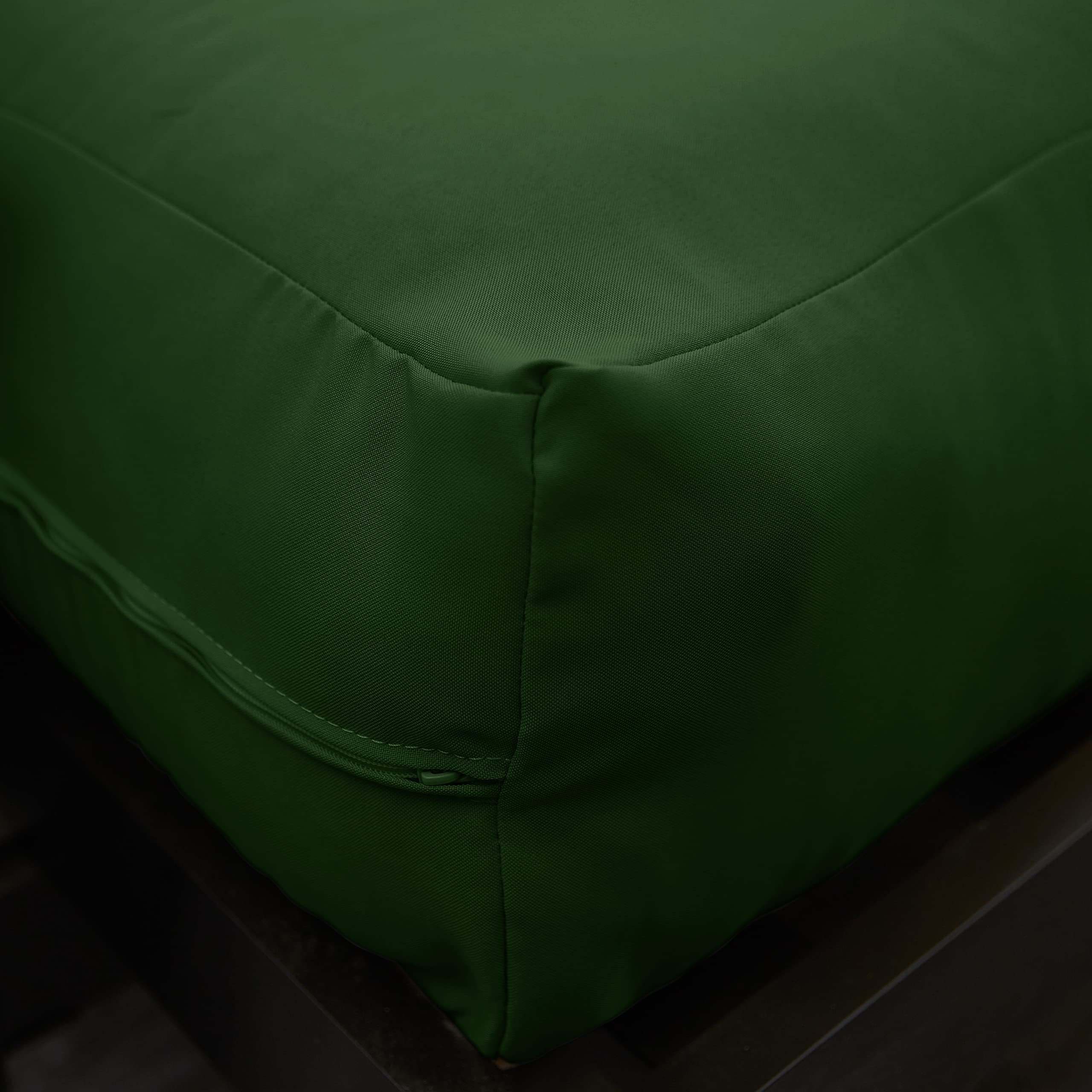 Mozaic 8-Inch Cotton Twill Gel Memory Foam Futon Mattress - Full Size, Hunter Green | Comfortable & Supportive for Guest Beds, Dorm Rooms & Small Spaces