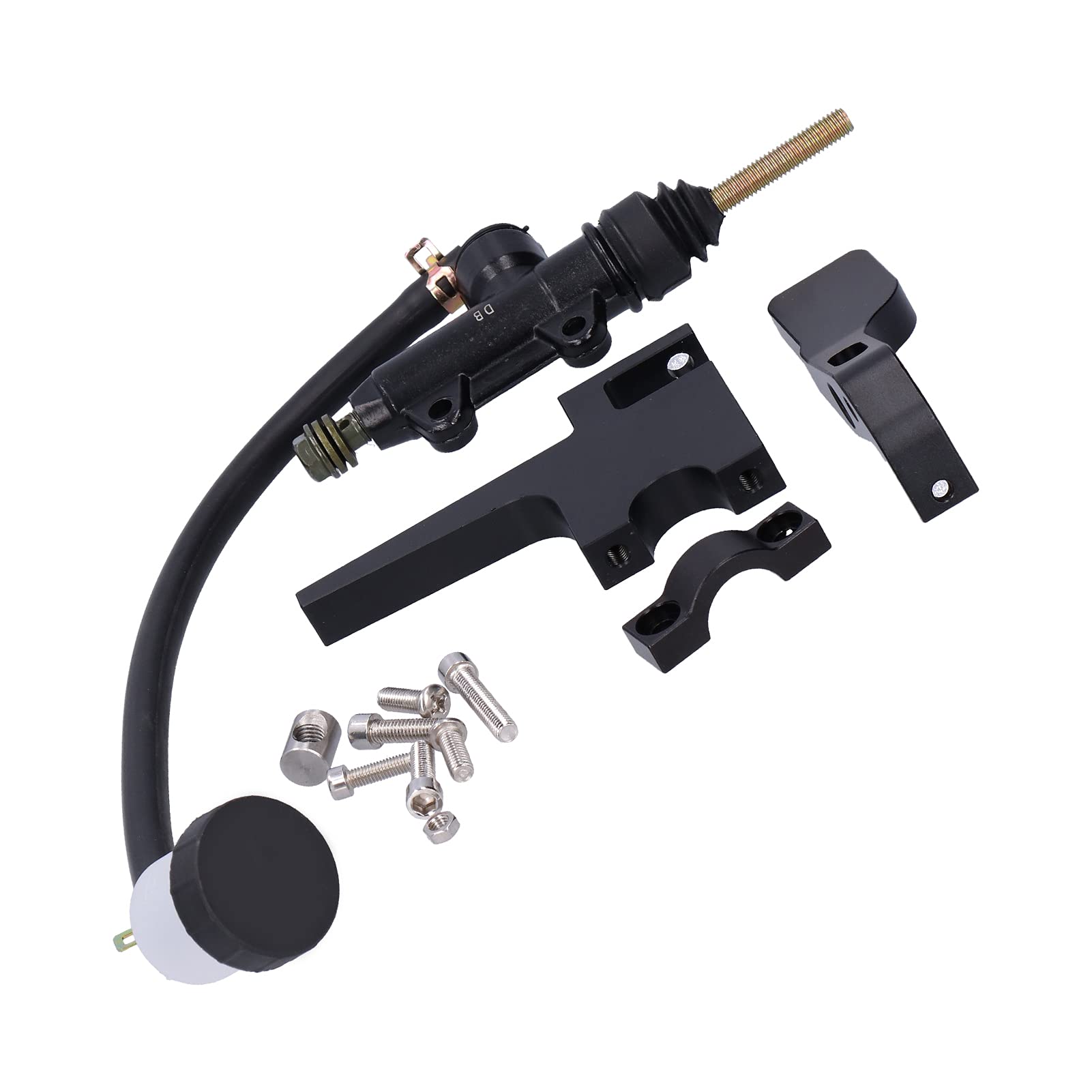 Motorcycle Thumb Brake Lever 7/8in - Aluminum Alloy for Clutch & Master Pump - Off-Road & Racing Use