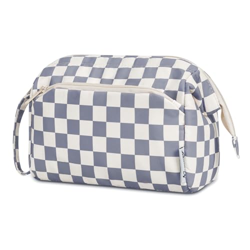 Z-Greyish Blue Checkerboard