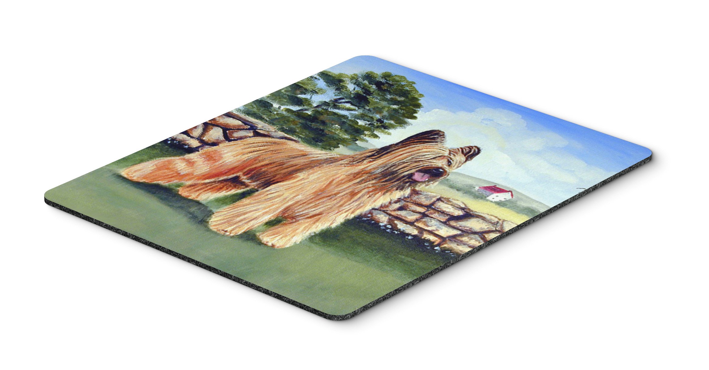 Caroline's Treasures 7003MP Briard Mouse Pad - Large Washable Non-Slip Desk Mat for Home Office, Gaming & Work Computers | Perfect for Laptop Users, Hot Pad & Trivet for Kitchen Use