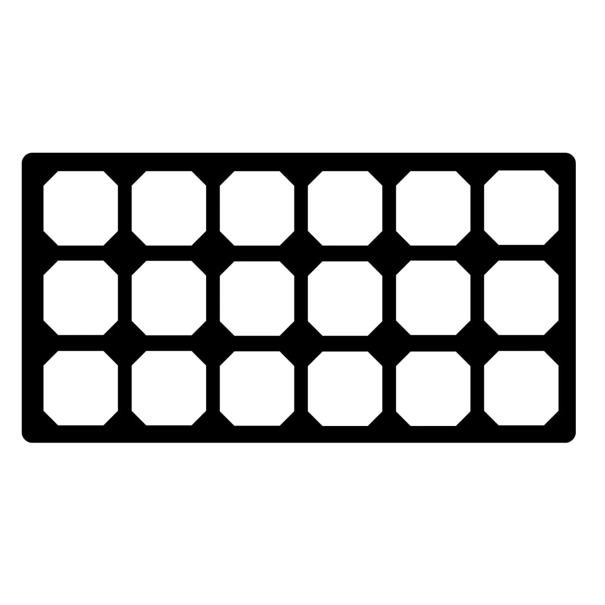 Bootstrap Farmer 18 Pot Insert Tray for 3.3 Inch Pots - Durable Seedling Starter Tray for Indoor Gardening & Greenhouse Planting