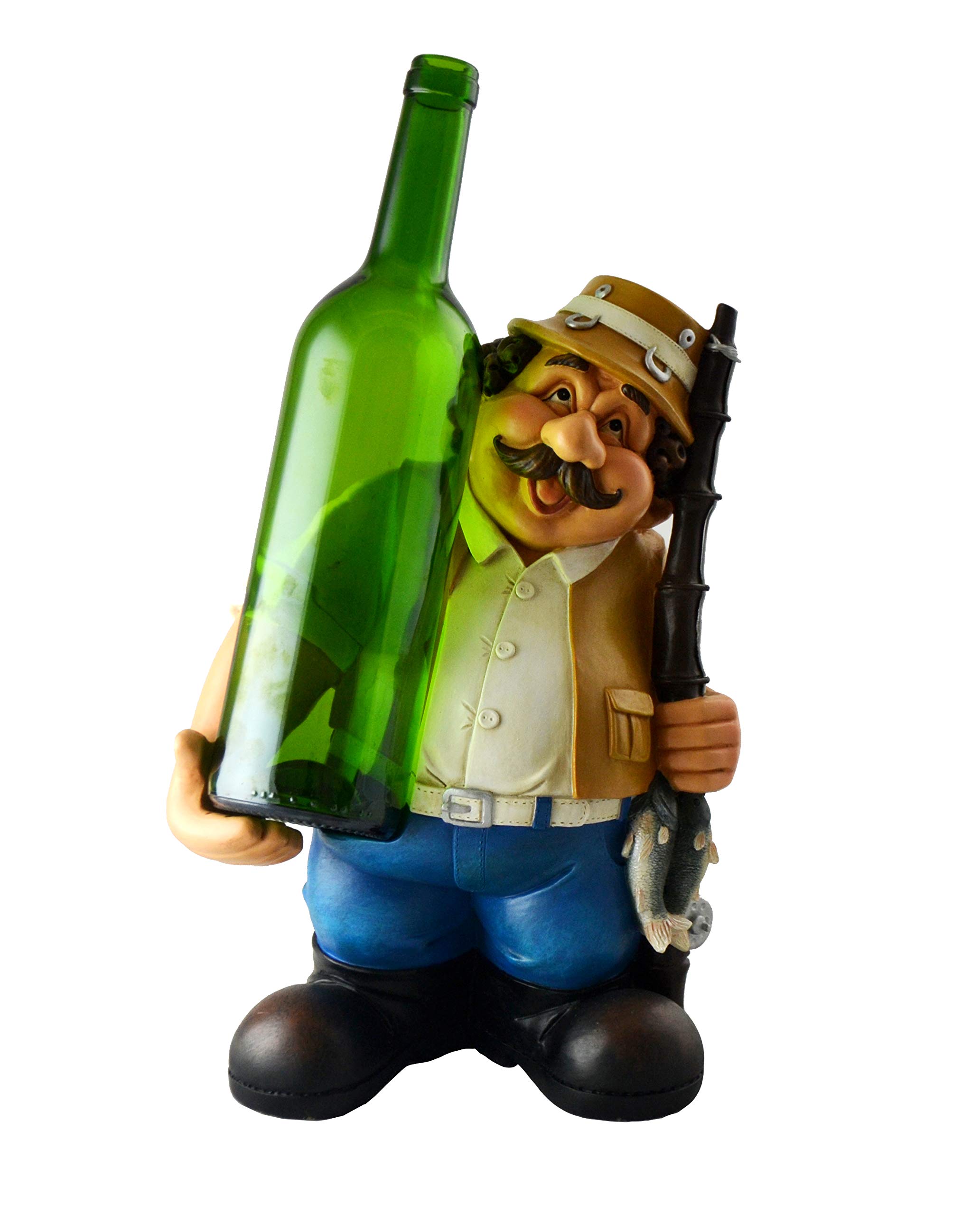 Chubby Fisherman 750ml Insulated Bottle Holder - Perfect for Fishing, Camping & Outdoor Adventures