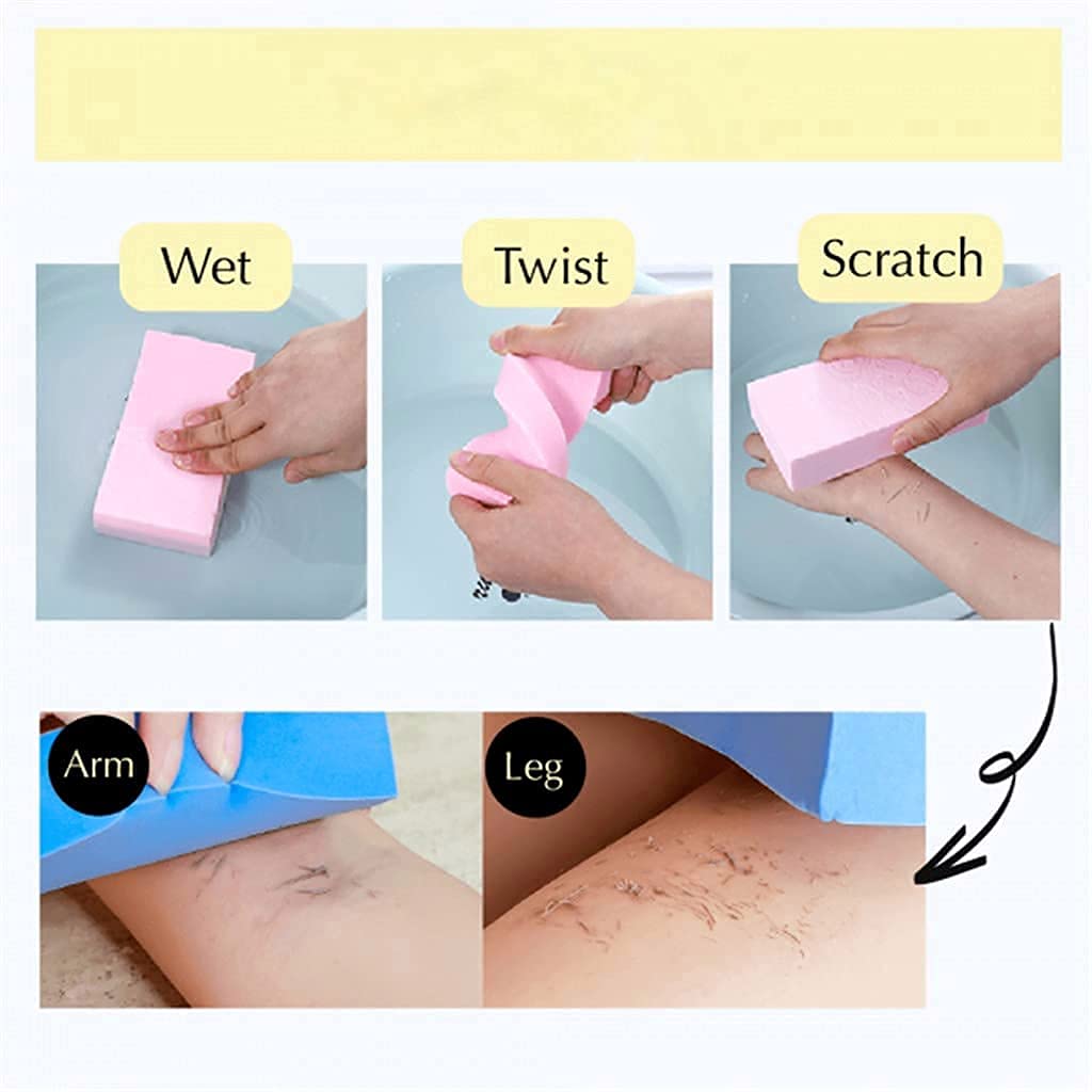 Akshar Collection Bath Sponge & Skin Exfoliator - Gentle Face Scrubber & Dead Skin Remover for Women & Men - Perfect for Shower, Spa & Daily Skincare Routine