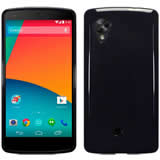 Google Nexus 5 Gel Skin Case - Shockproof & Anti-Slip Protective Cover - Perfect for Everyday Use, Travel & Outdoor Activities (Black)